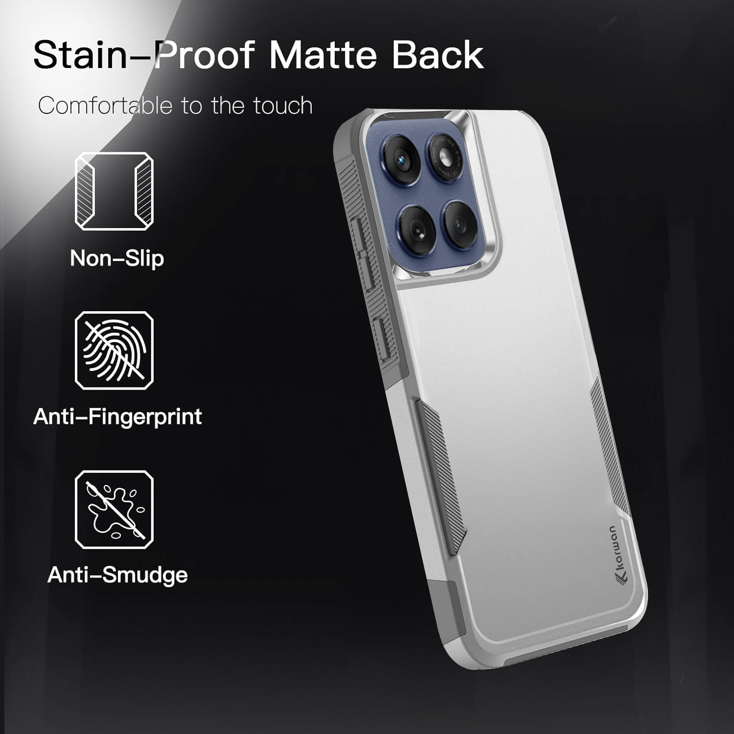 Image of KARWAN Back Cover for Moto Edge 60 Stylus