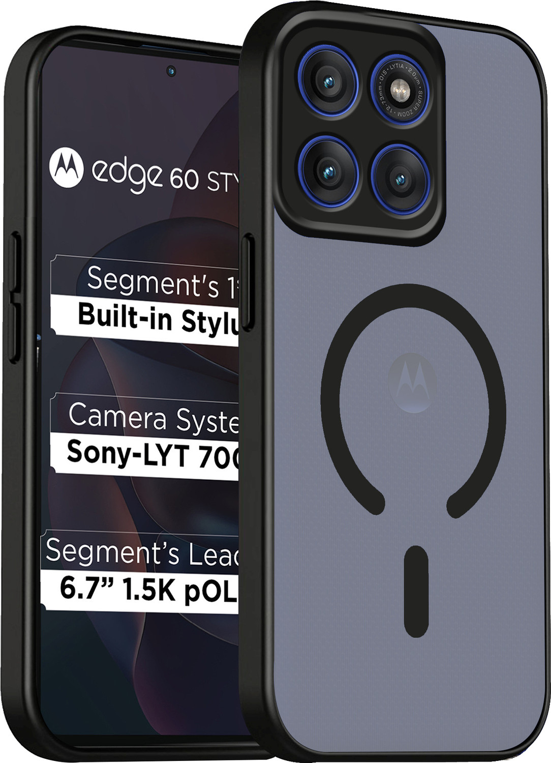 Image of BOZTI Back Cover for MOTOROLA Edge 60 Stylus