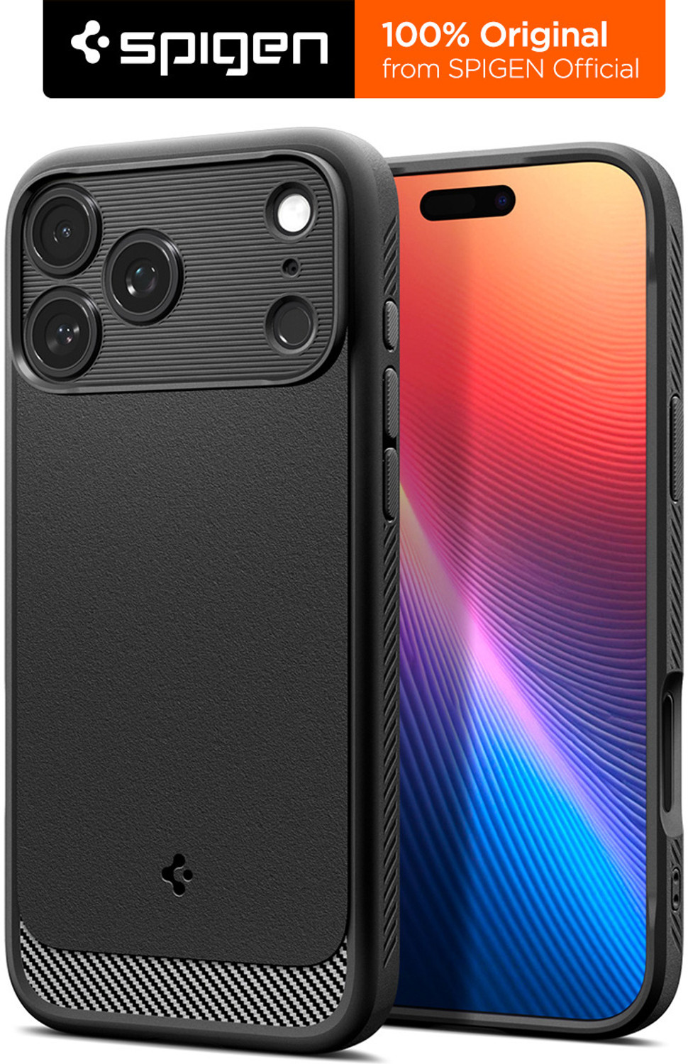 Image of Spigen Rugged Armor MagFit Back Cover for iPhone 17 Pro Max