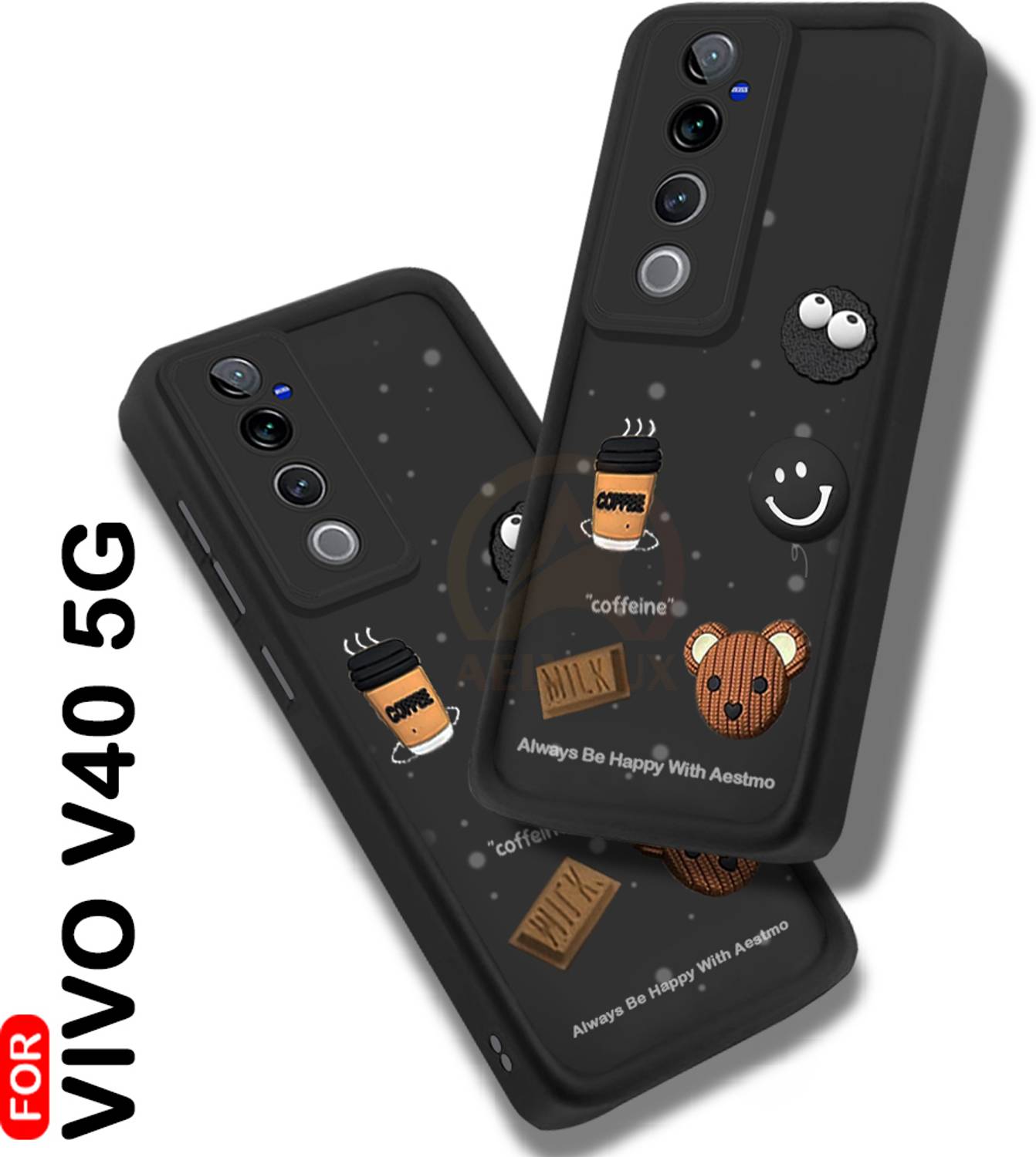 AelVouX Back Cover for vivo V40 5G