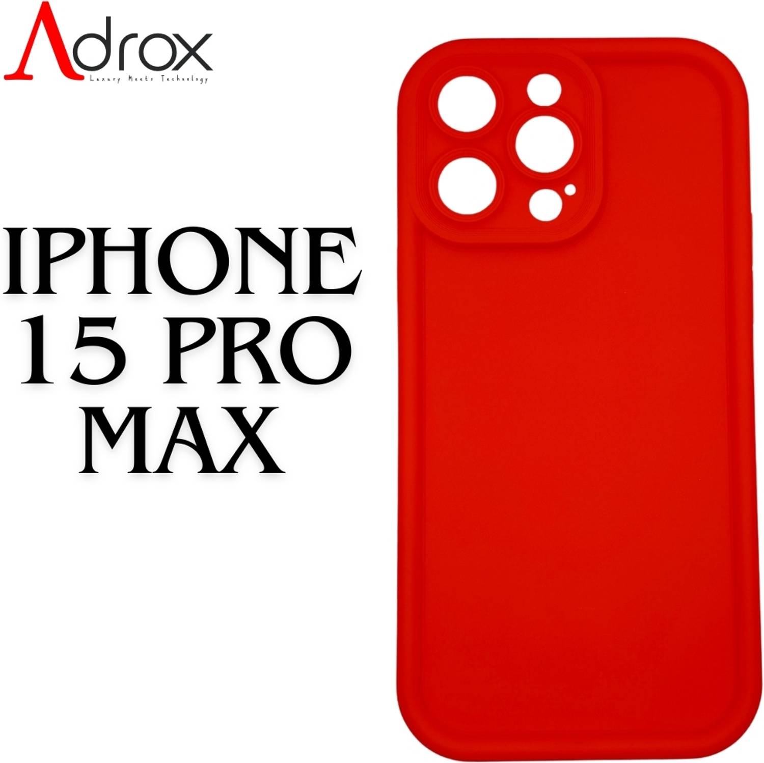 adrox Back Cover for iPhone 15 Pro Max