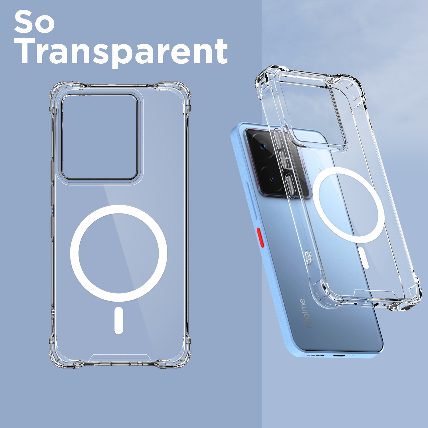 Image of Flipkart SmartBuy Back Cover for Realme GT 7 5G , GT 7T 5G , GT 7 Dream Edition