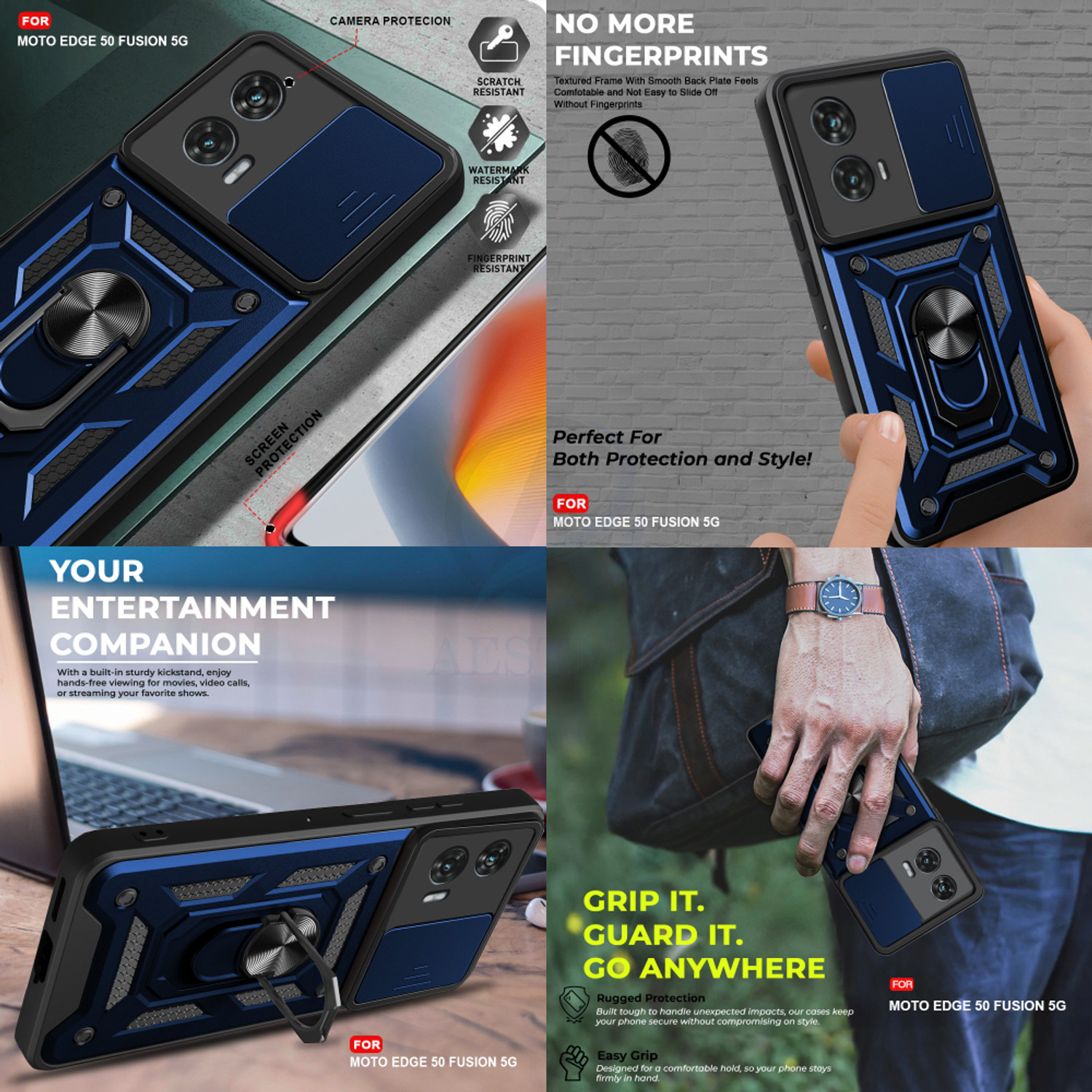 Image of AelVouX Back Cover for MOTOROLA Edge 50 Fusion