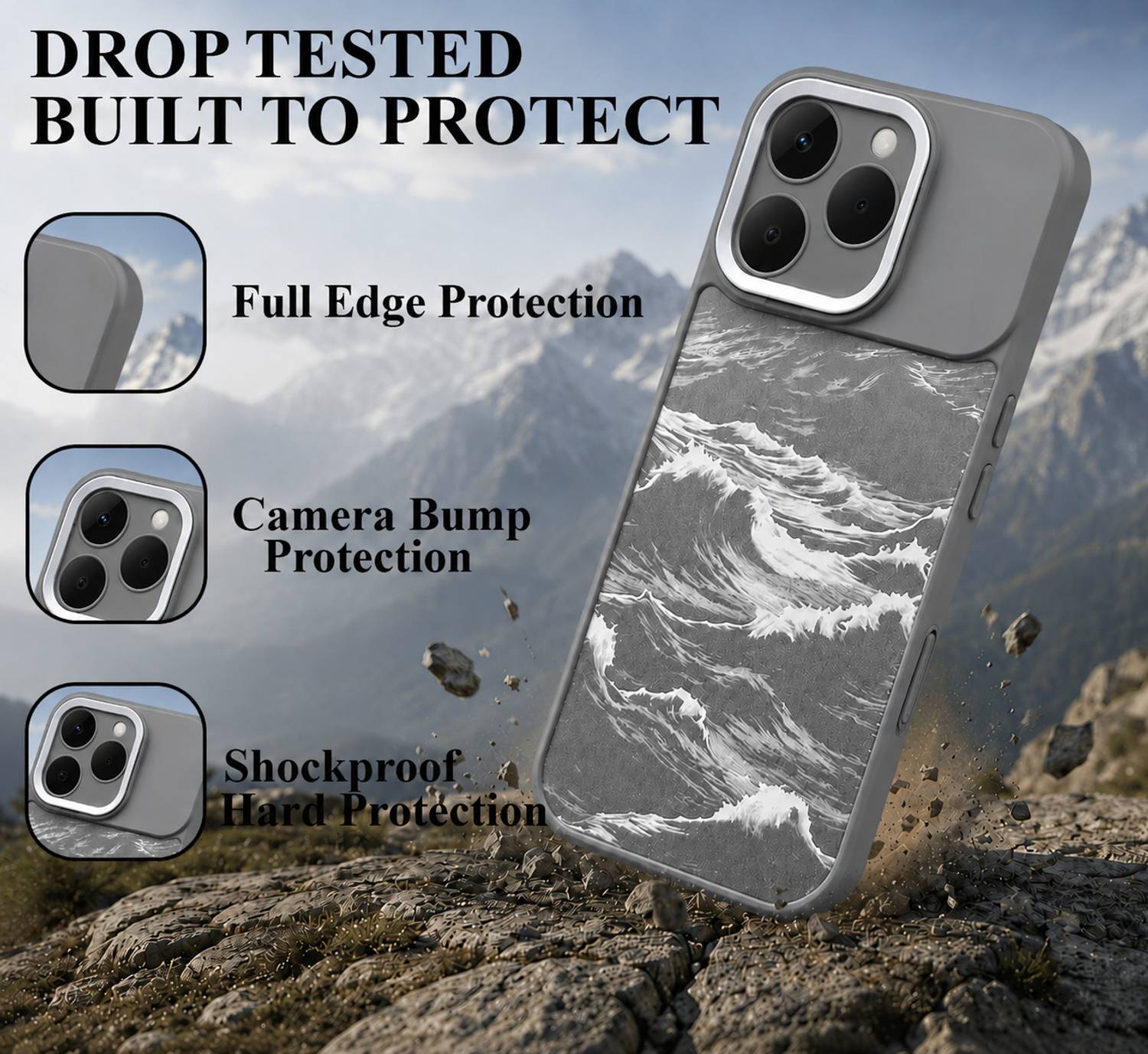 Flipkart SmartBuy Back Cover for vivo V60 5G Gray - Image 4
