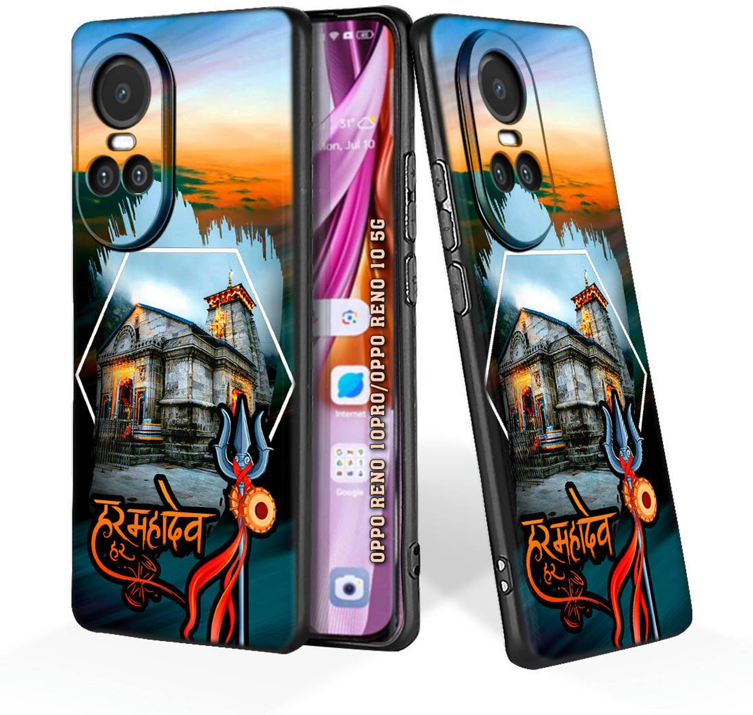 7printzone Back Cover for OPPO Reno10 5G, OPPO Reno10 Pro 5G