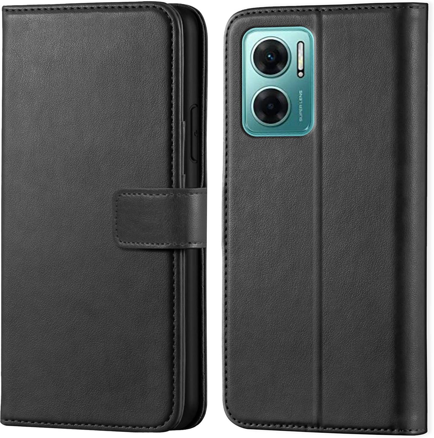 Ascensify Back Cover for Redmi 11 Prime 5G Vintage Flip Wallet Back Case Cover [Artitifial Leather]