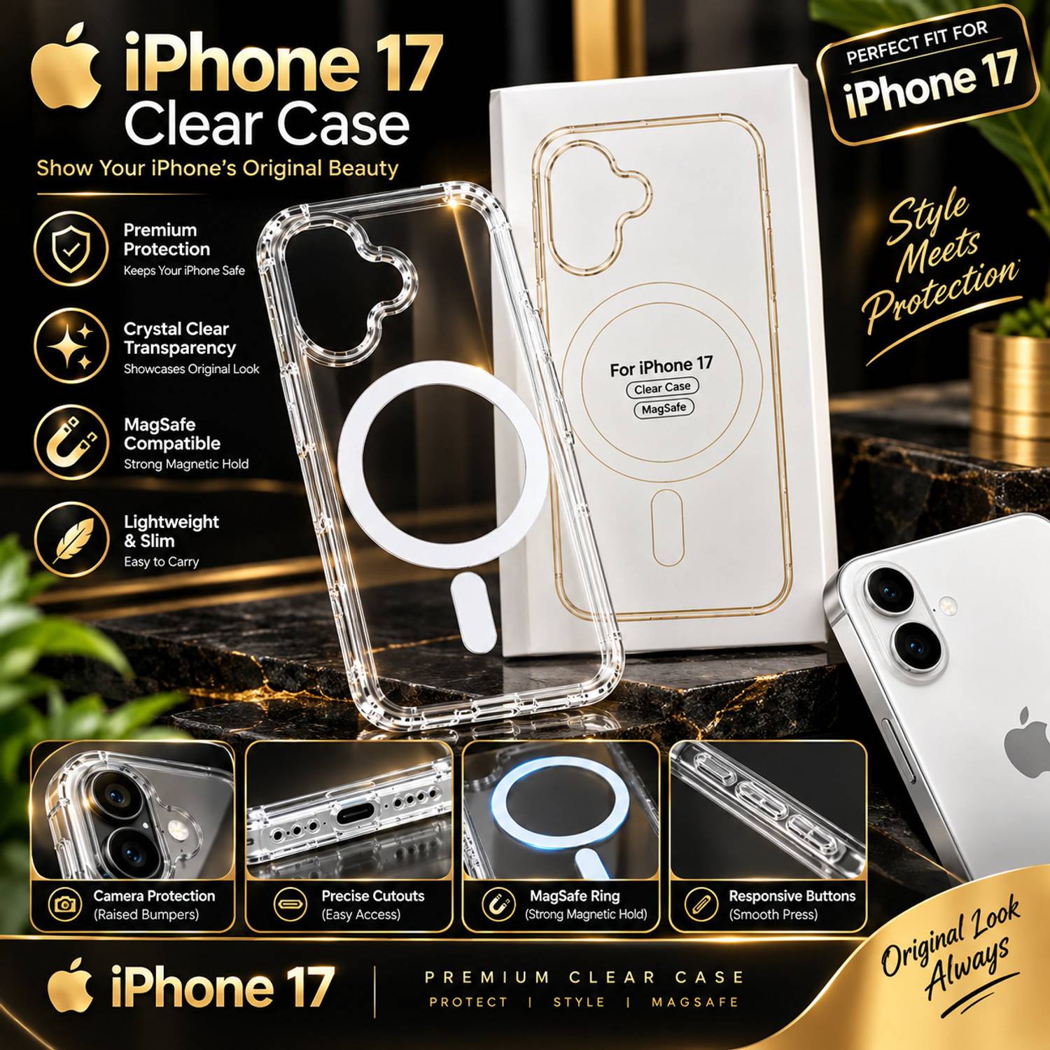MH Enterprise Anti Yellow Back Cover for iPhone 17 - Image 3