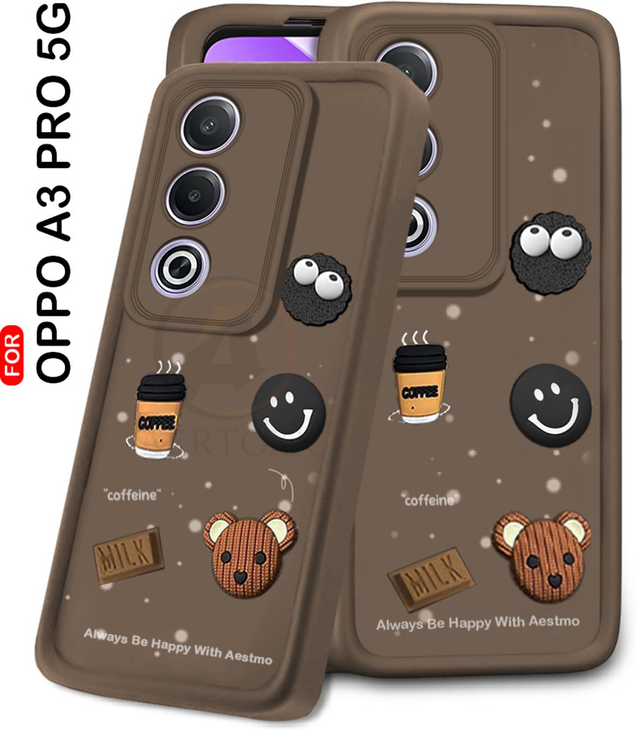 AERTOXX Back Cover for Oppo A3 Pro 5G