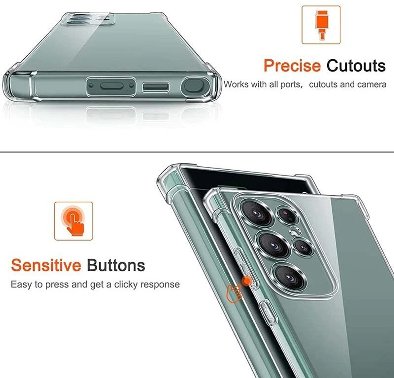 Image of Gorilion Back Cover for Samsung Galaxy S23 Ultra 5G