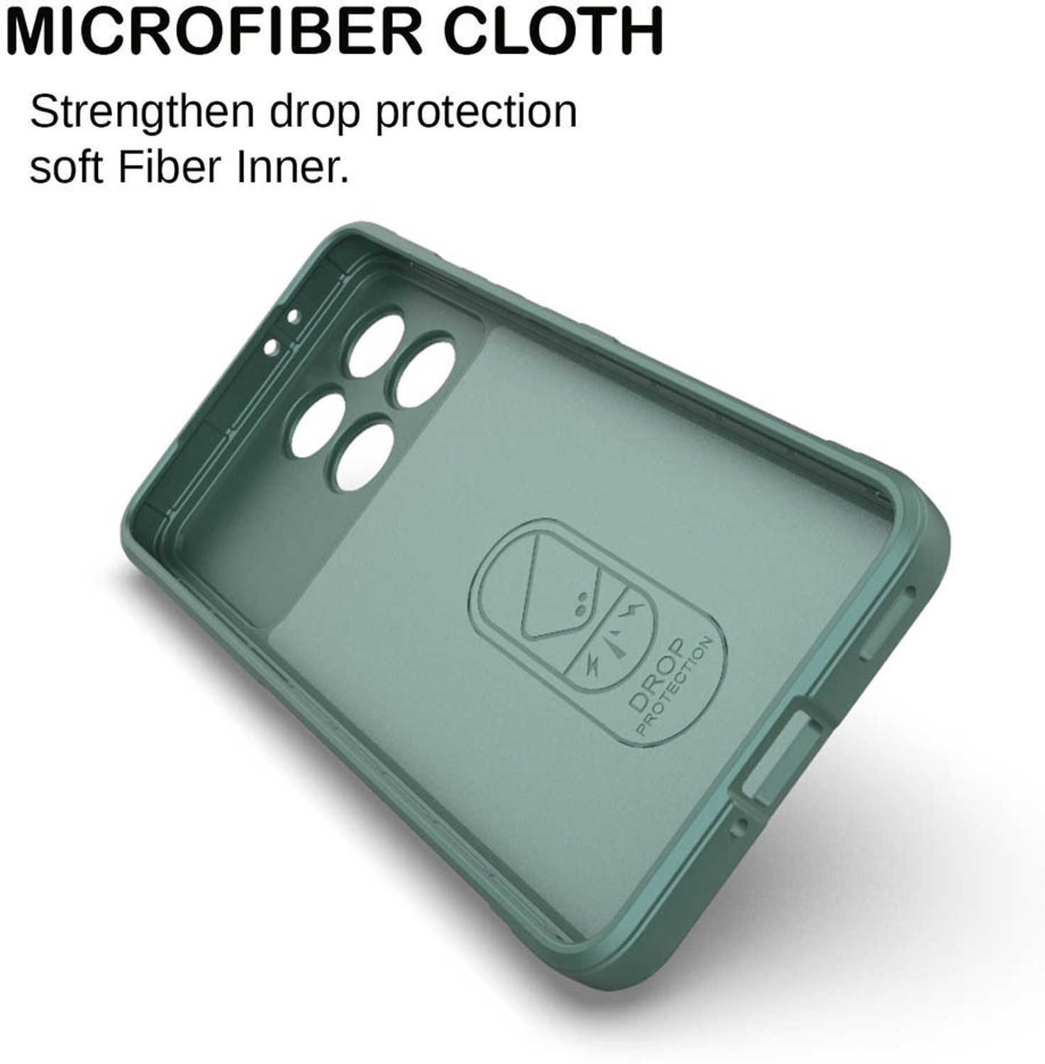 Image of Casotec Back Cover for Poco X6 Pro 5G, Mi Redmi K70E 5G