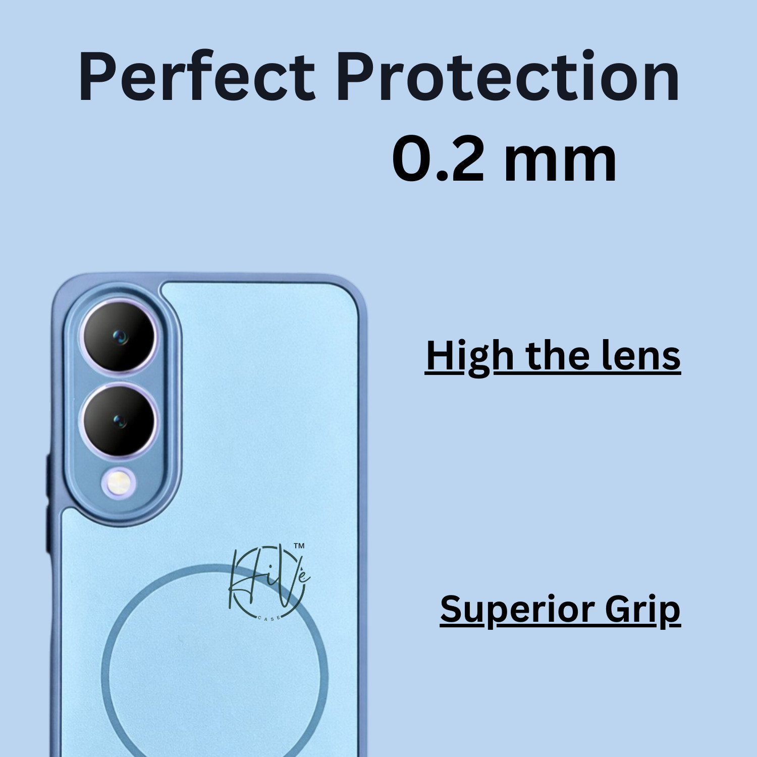 Image of Hive Back Cover for Vivo Y17S, Vivo Y28
