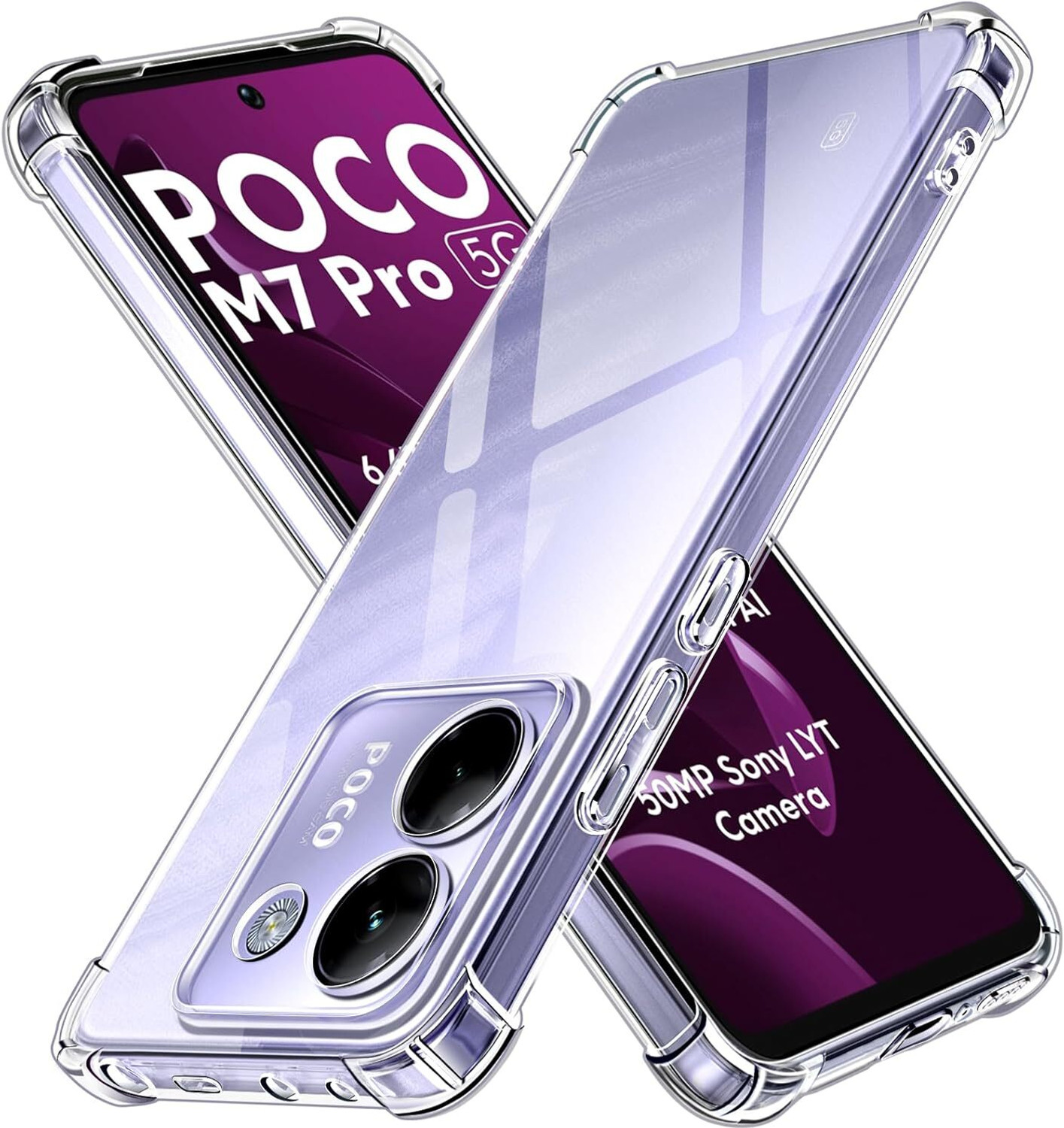 Image of Casodon Back Cover for Poco M7 Pro