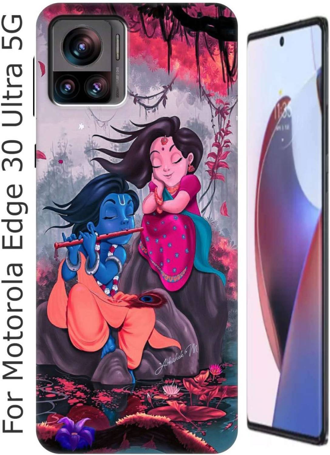Auqueno Back Cover for Motorola Edge 30 Ultra 5G/ Moto Edge 30 Ultra 5 G 2805