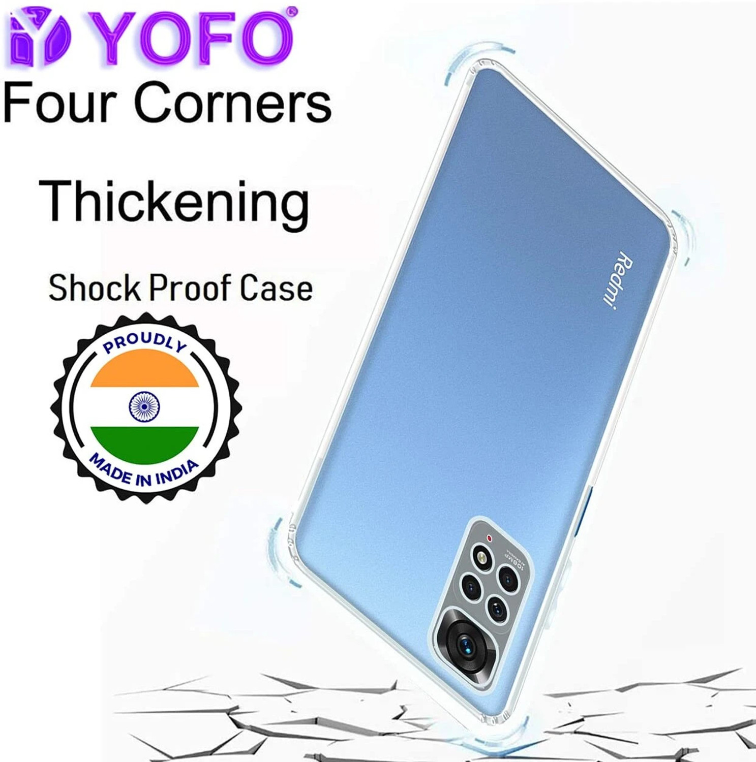 Image of YOFO Back Cover for Redmi Note 11 (4G), Redmi Note 11s (4G)