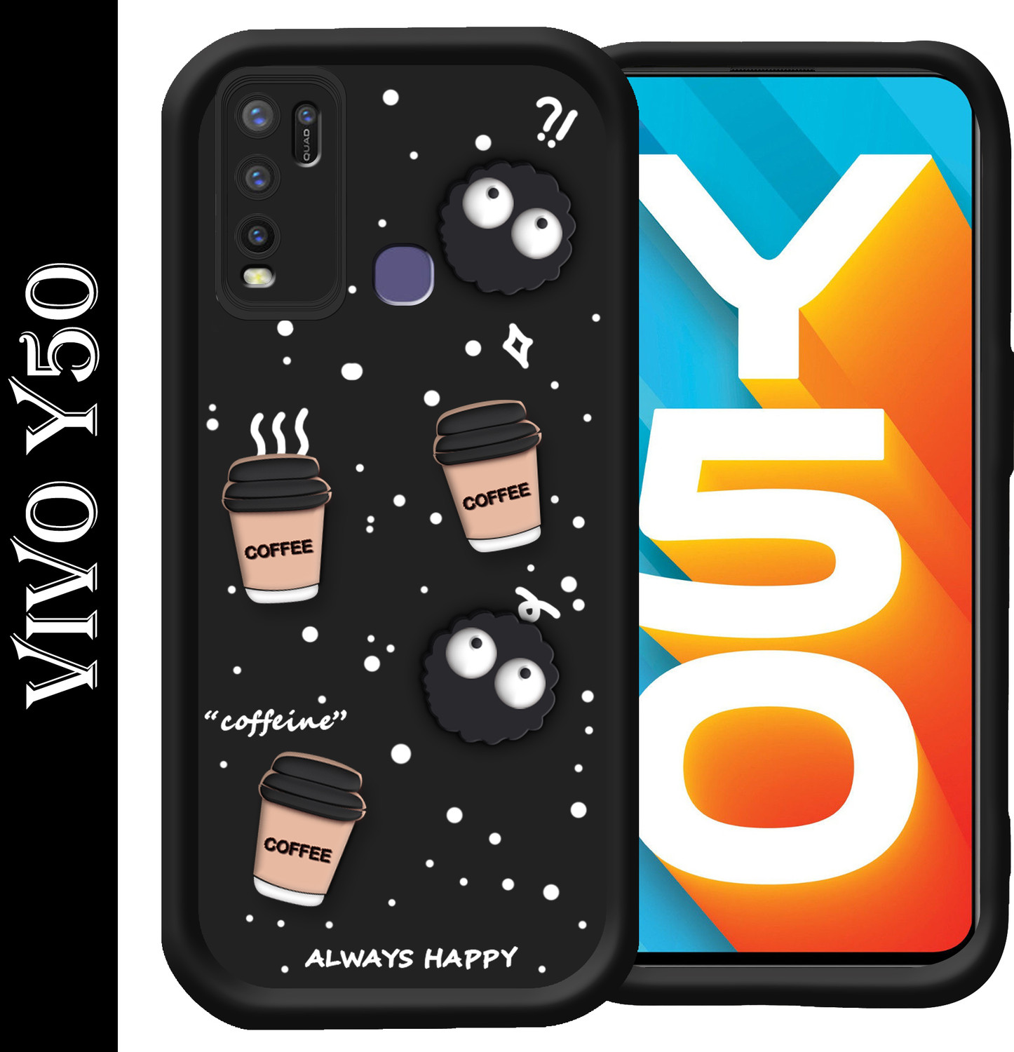 Image of CASETASTIC Back Cover for Vivo Y50