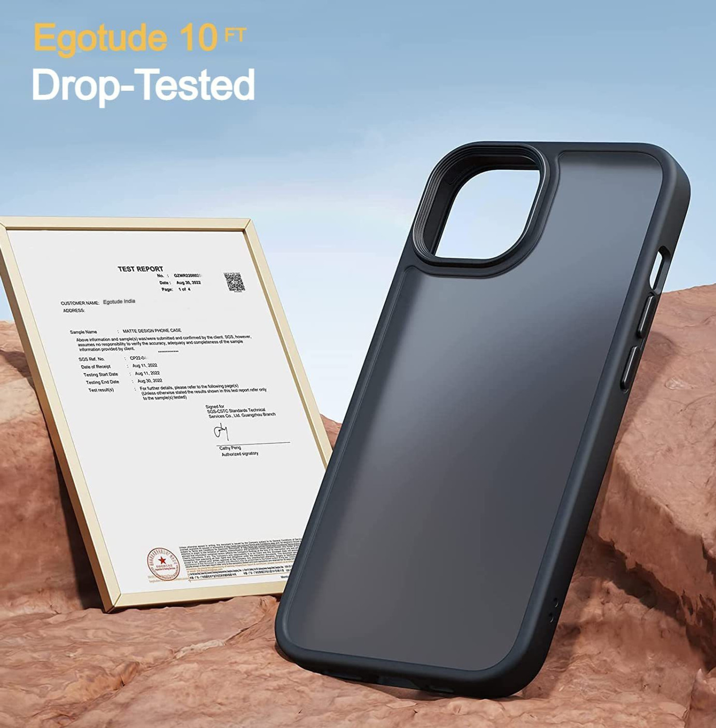 Image of Egotude Back Cover for Apple iPhone 13