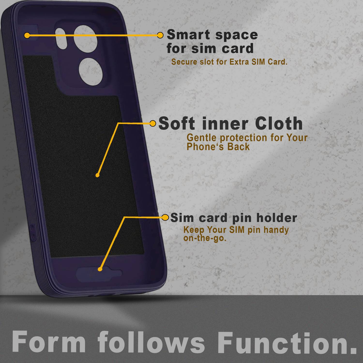 AuraX Back Cover for Oneplus Nord CE6 5G Purple - Image 3