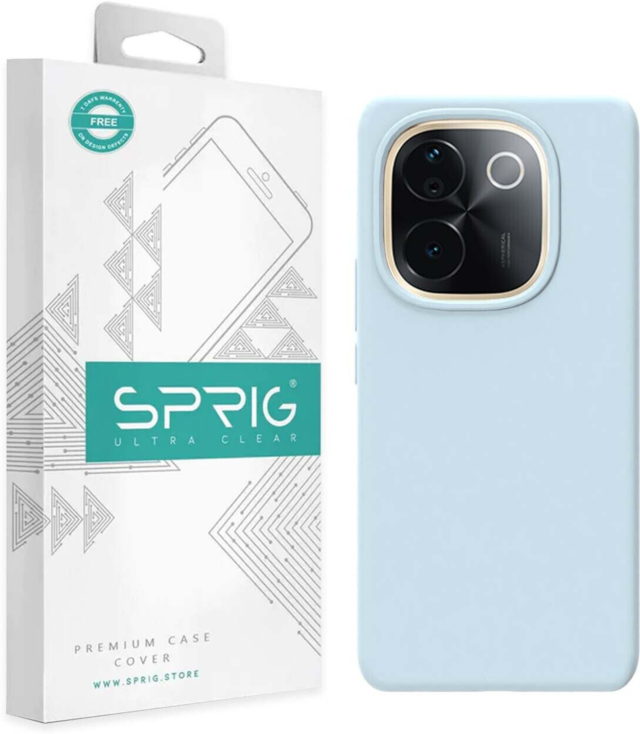 Image of Sprig Back Cover for IQOO Z9S PRO 5G, IQOO Z9s Pro 5G, Vivo T3 Pro 5G, VIVO T3 PRO, T3 Pro 5g