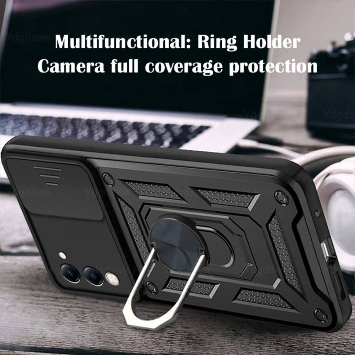 Fablue Back Cover for Vivo T4 Lite 5G Black - Image 5