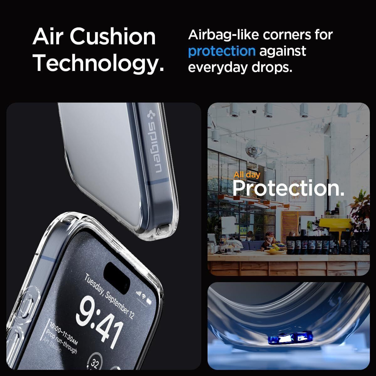 Image of Spigen Ultra Hybrid Back Cover for Apple iPhone 15 Pro