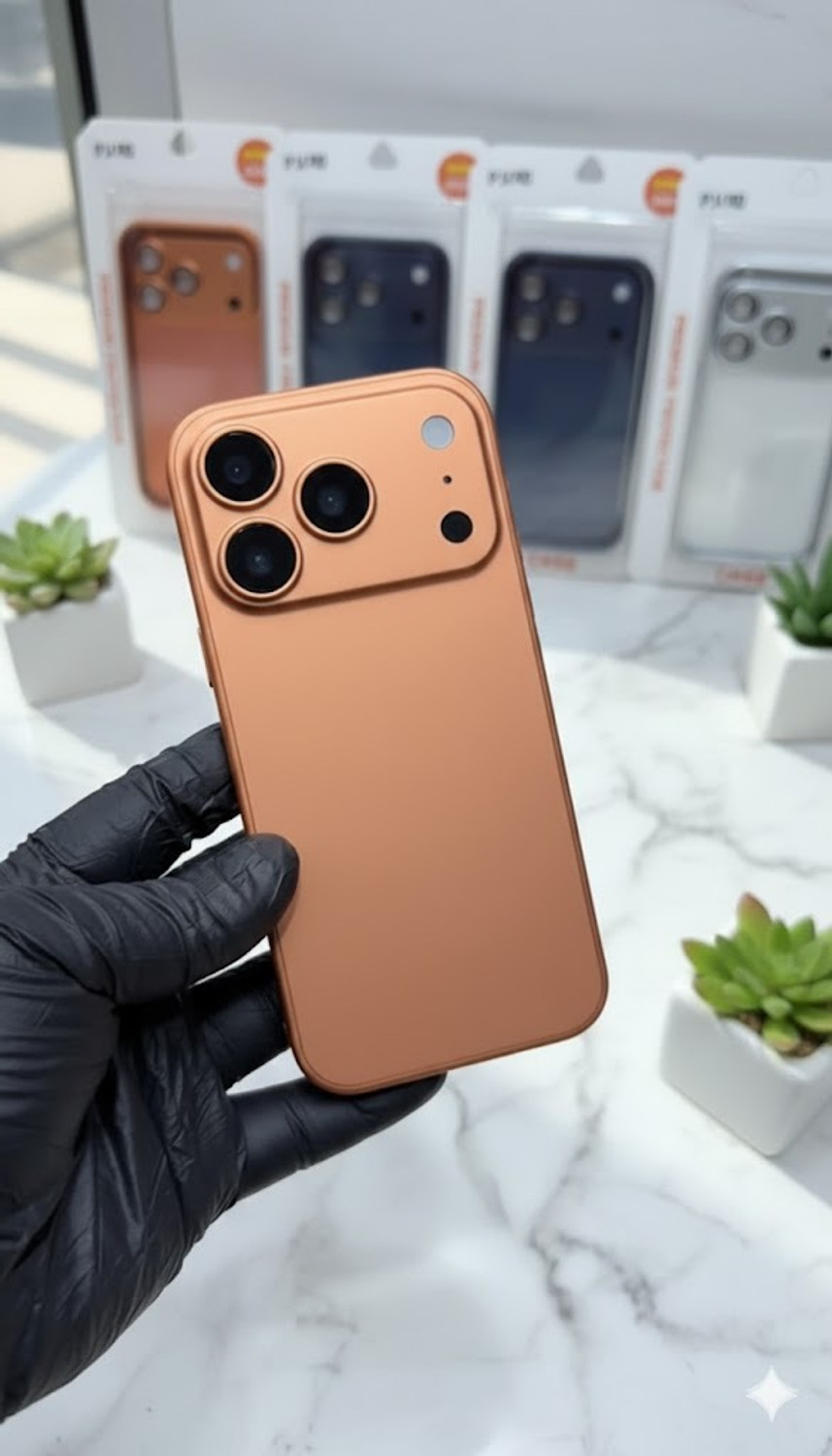 Image of AK PREMIUM Back Replacement Cover for 16 Pro Max into 17 Pro Max Actual look