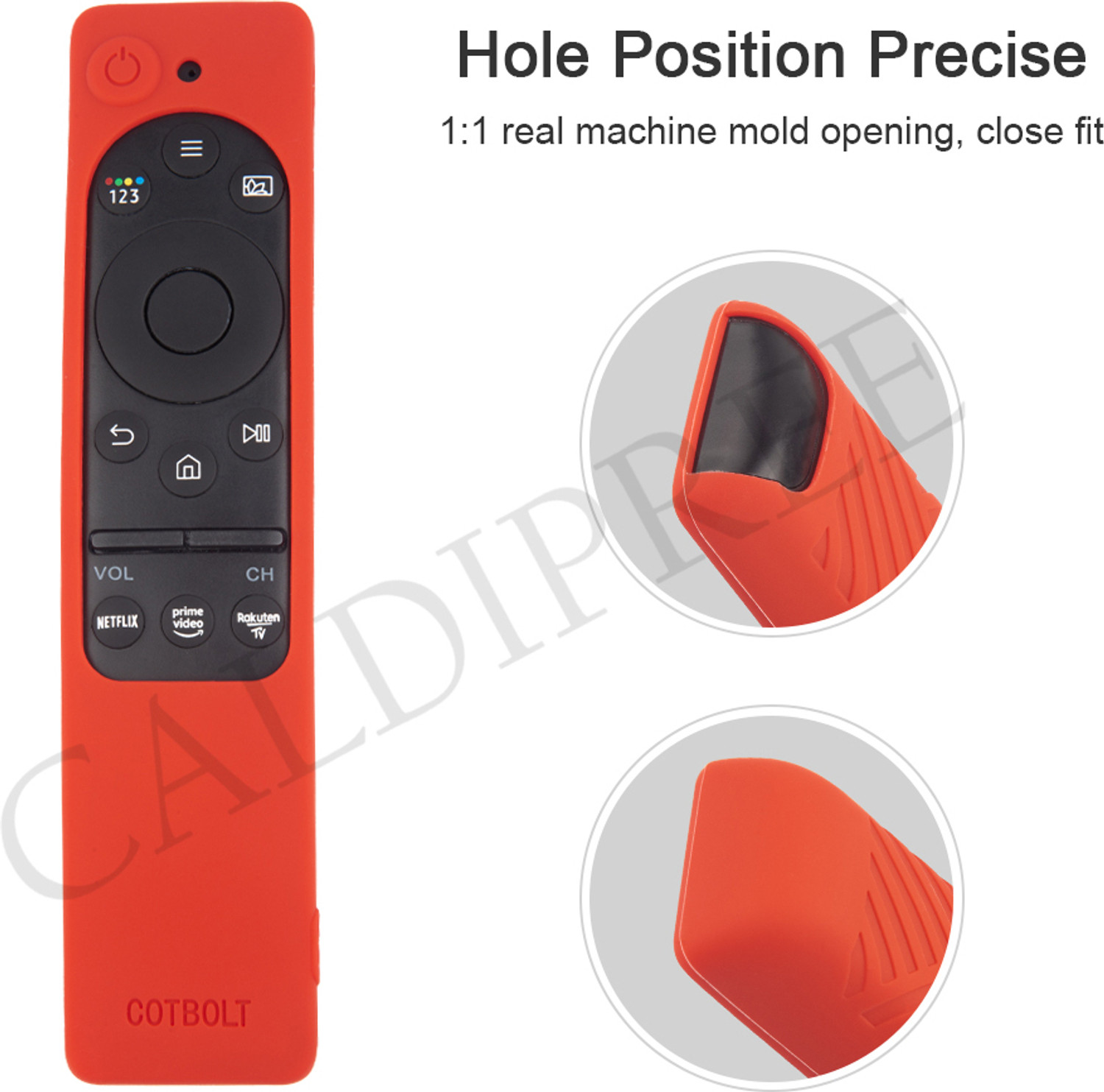 Image of CALDIPREE Book Cover for Samsung Smart TV Remote Control Cover