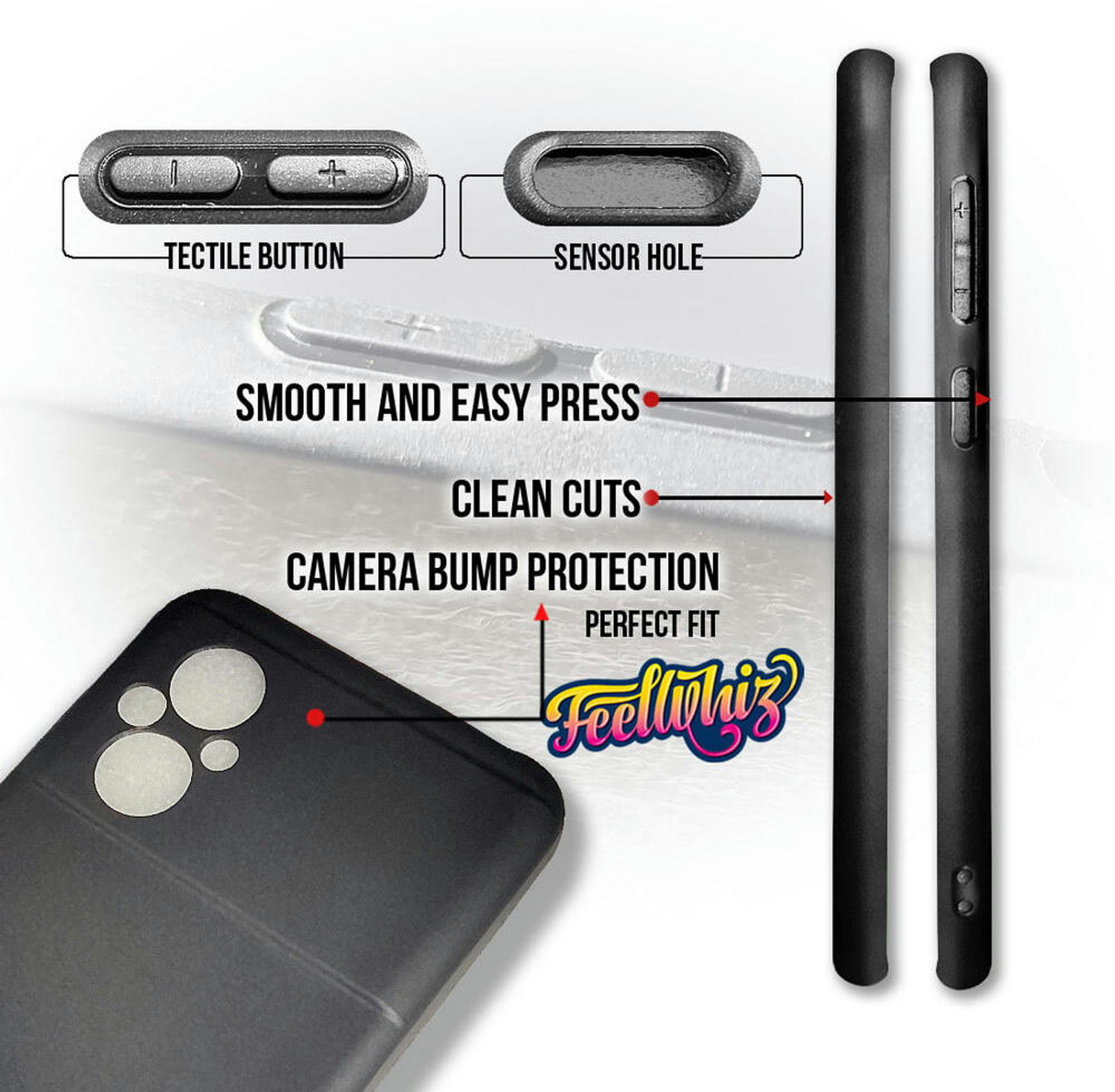 Image of FeelWhiz Bumper Case for POCO M5
