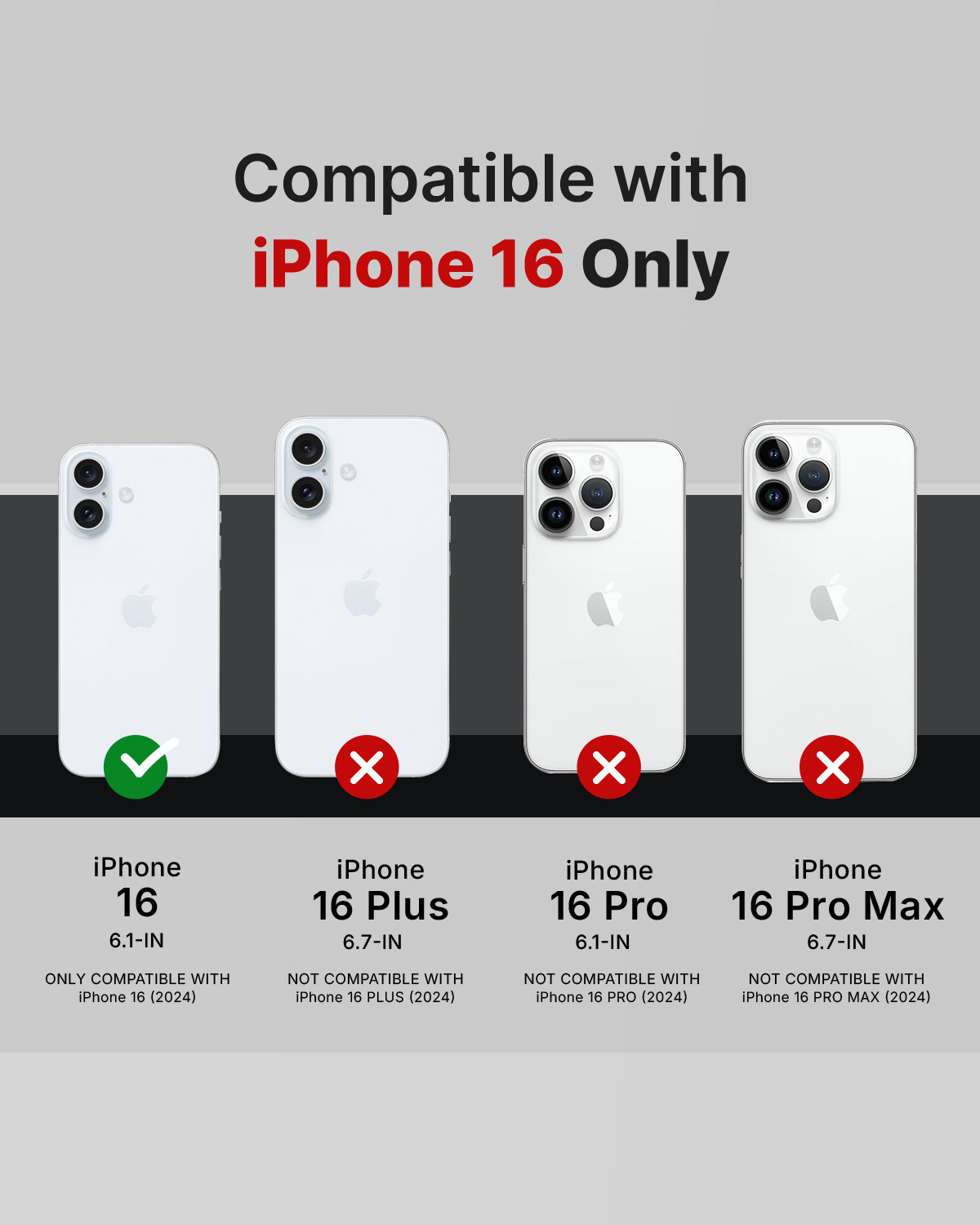 Image of RAEGR Bumper Case for Apple iPhone 16 (6.1-Inch) (2024)