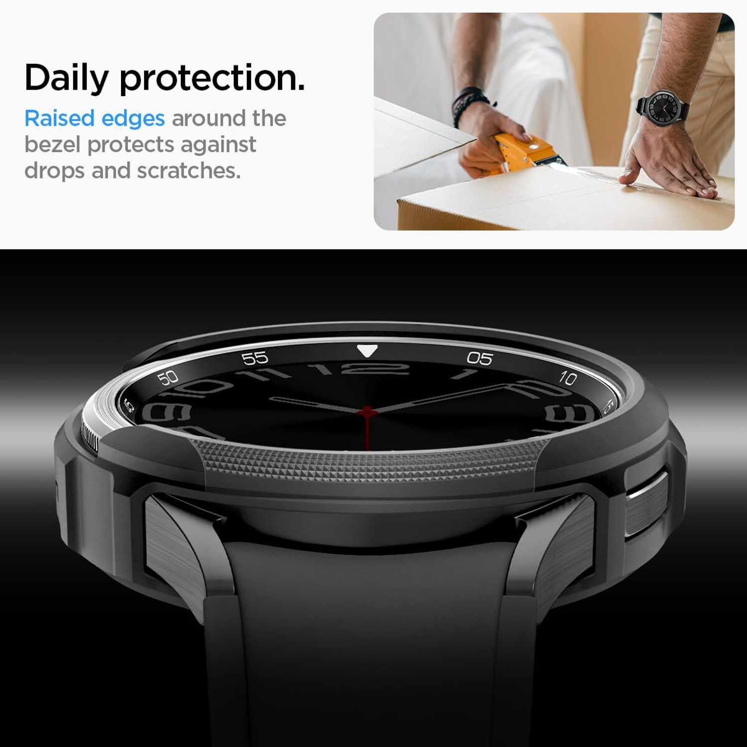 Image of Spigen Bumper Case for Samsung Galaxy Watch 6 Classic (47mm)