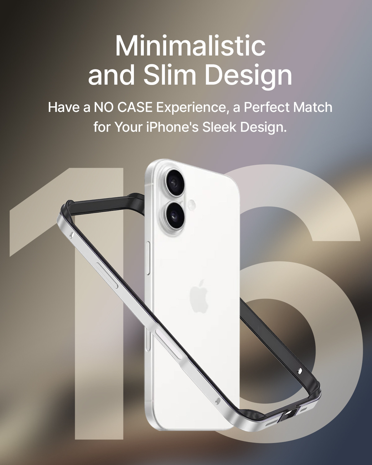 Image of RAEGR Bumper Case for Apple iPhone 16 (6.1-Inch) (2024)