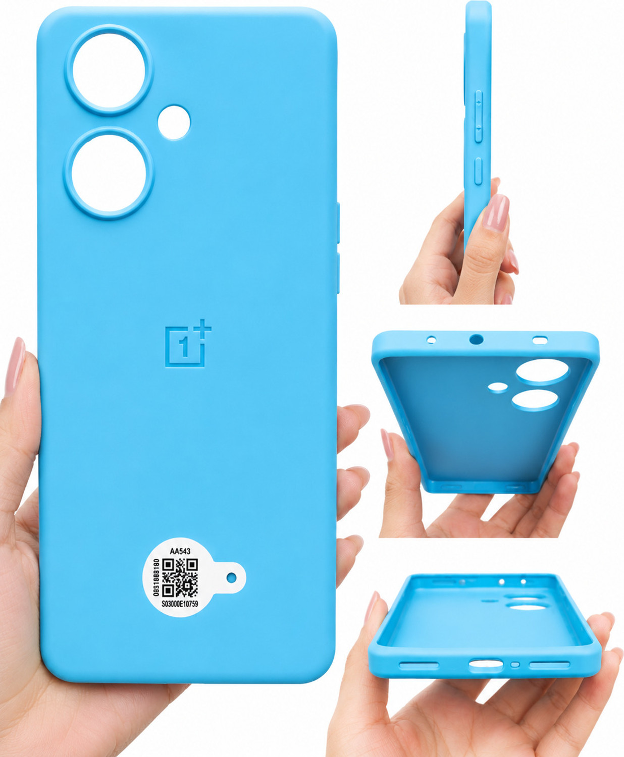 Image of SUPERFLASH Bumper Case for OnePlus Nord CE3 5G Sandstone Bumper Case Aqua Blue