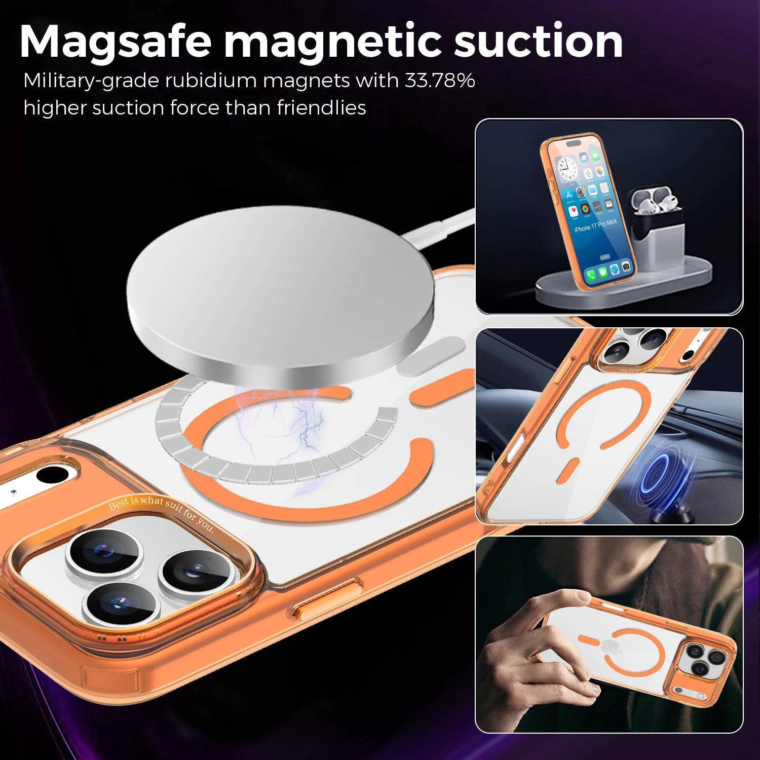 IPHONE 17 PRO BUMP ケース TouchTrove Bumper Case for iPhone 17 Pro Max 5G Magnetic