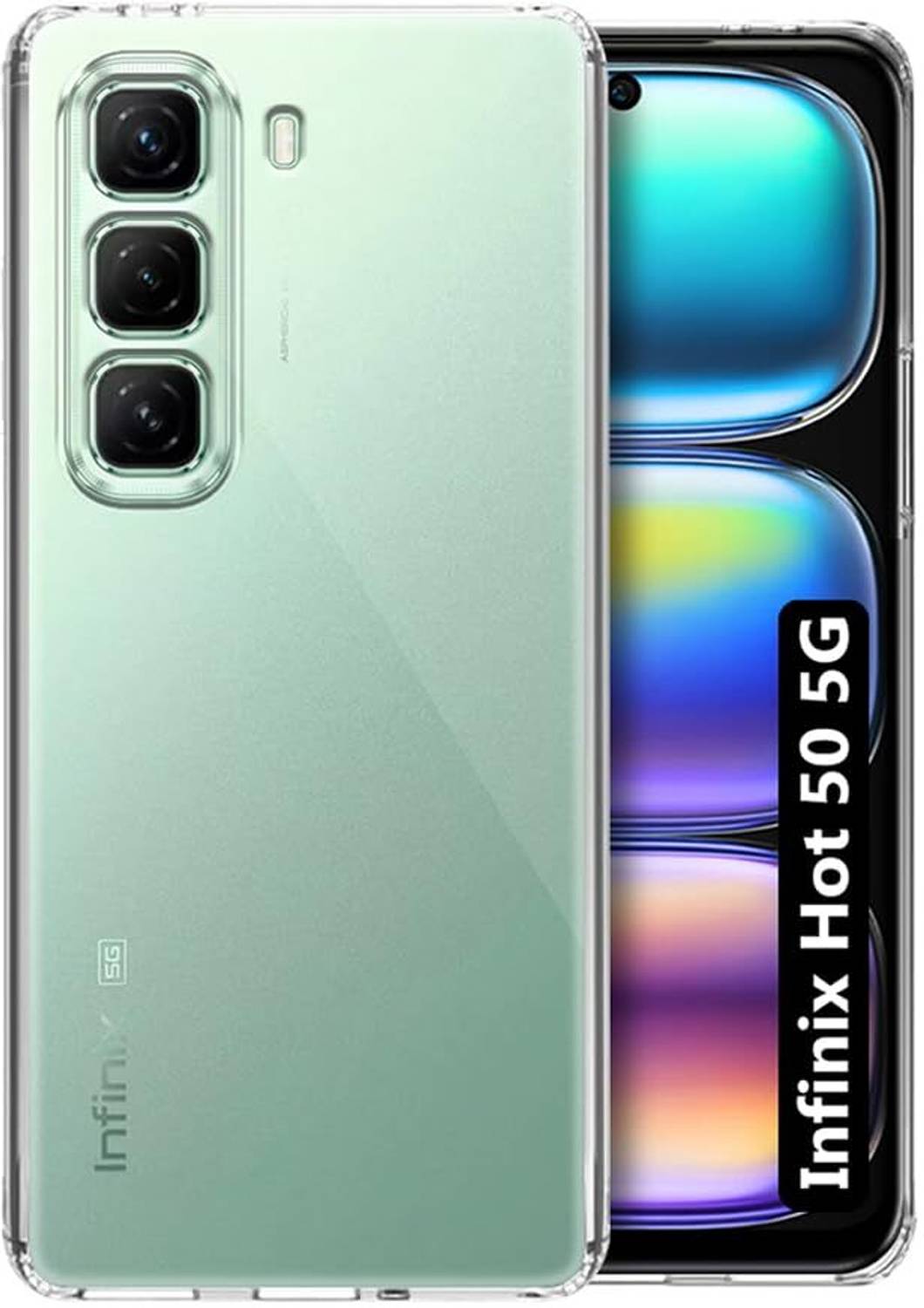 BINTAGE Back Cover for Infinix X6720 / Hot 50 5G