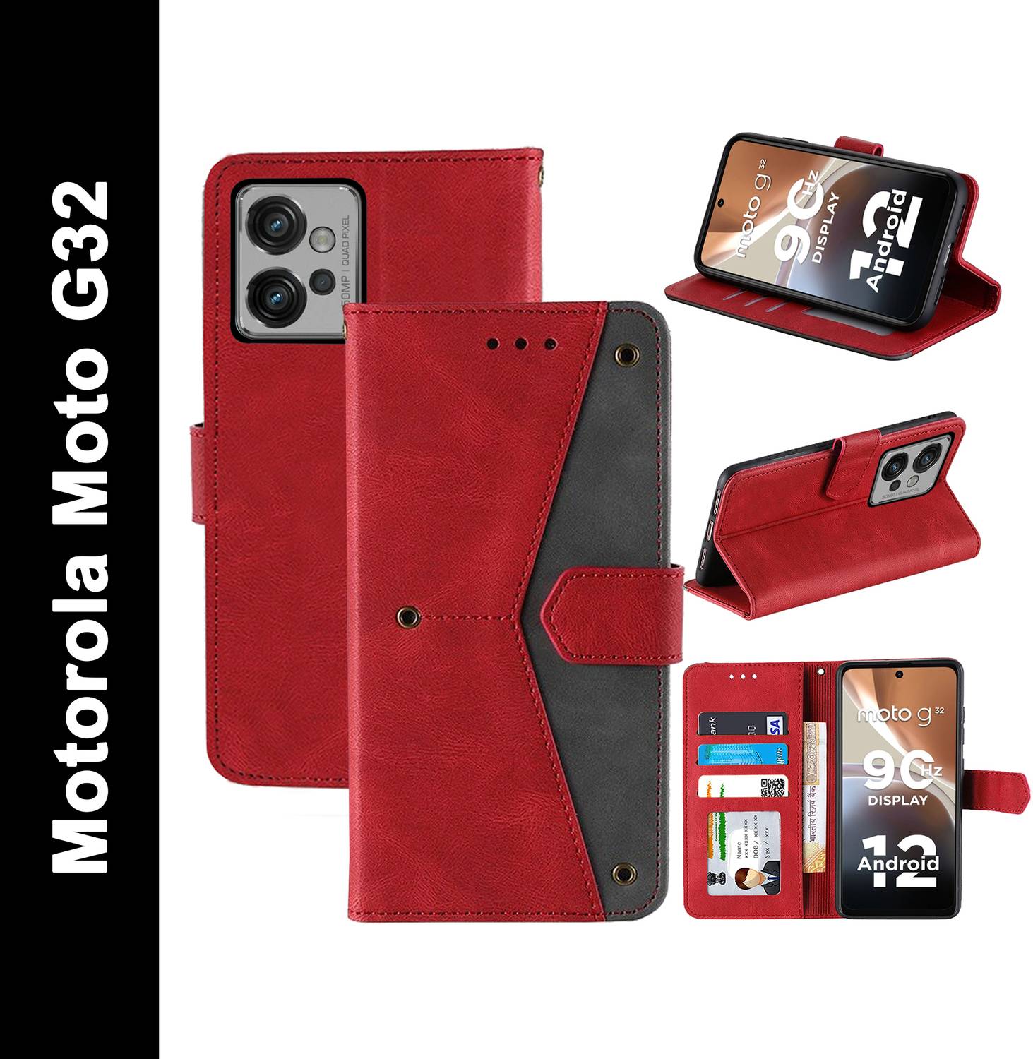 Autofocus Flip Cover for Motorola Moto G32