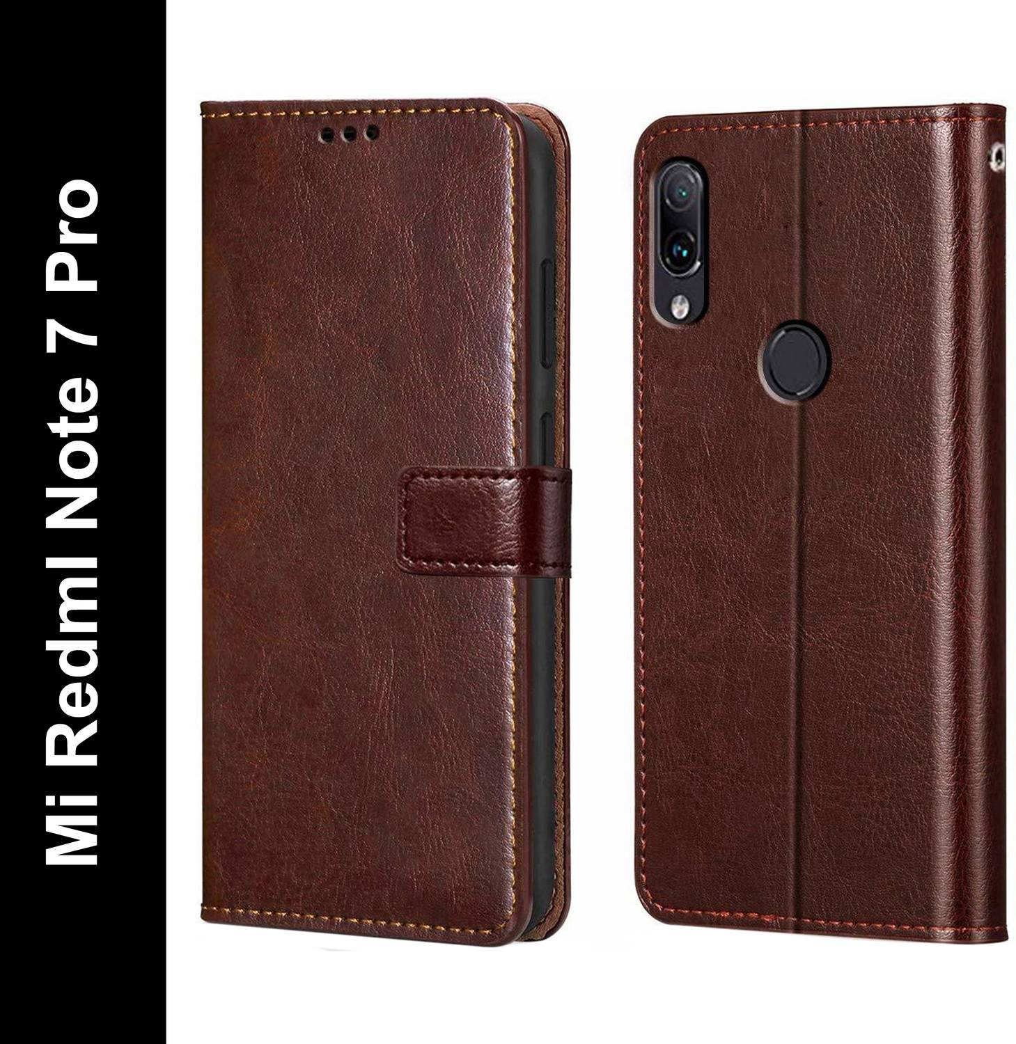 Chaseit Flip Cover for Mi RedmI Note 7 Pro