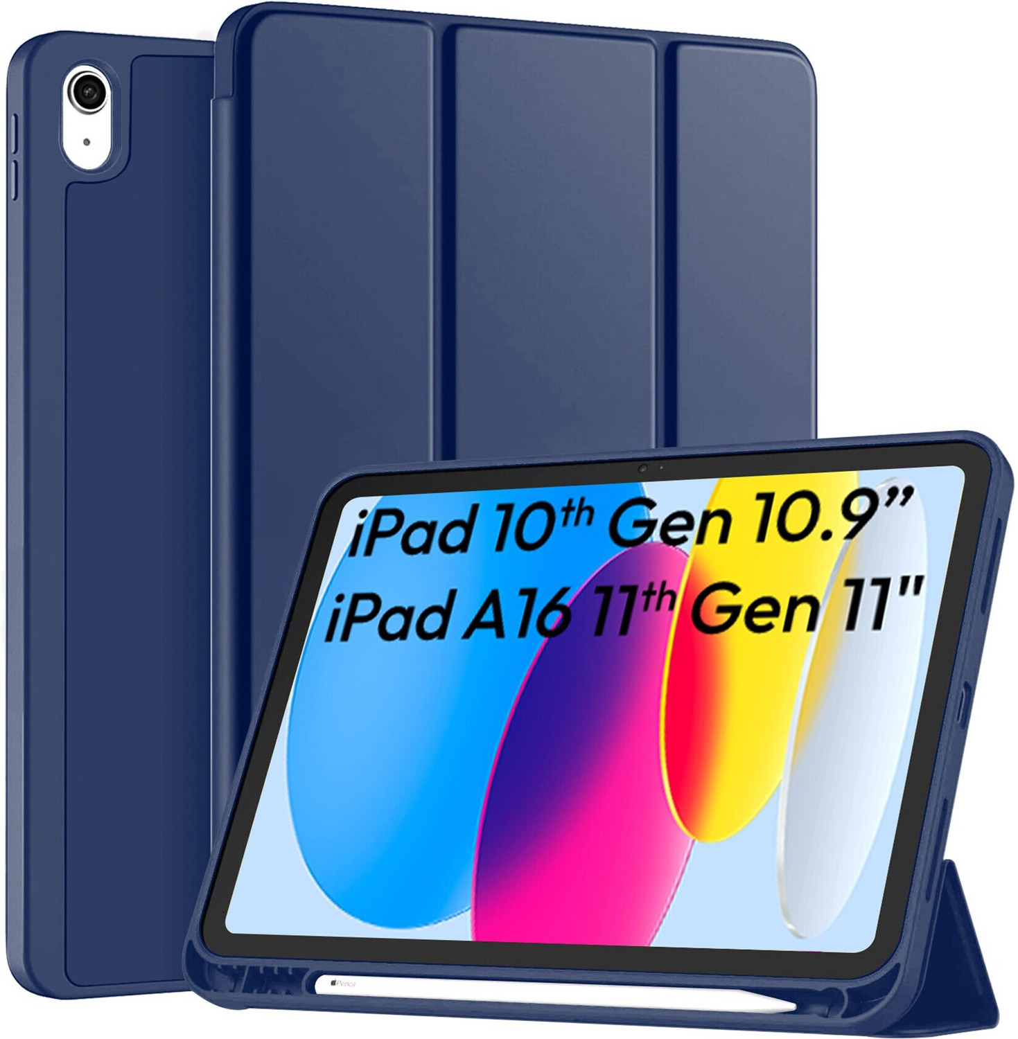 Image of ROBUSTRION Flip Cover for iPad 11th Generation A16 11 inch, iPad 10th Gen Generation 10.9 inch, iPad 11th Gen 11 inch
