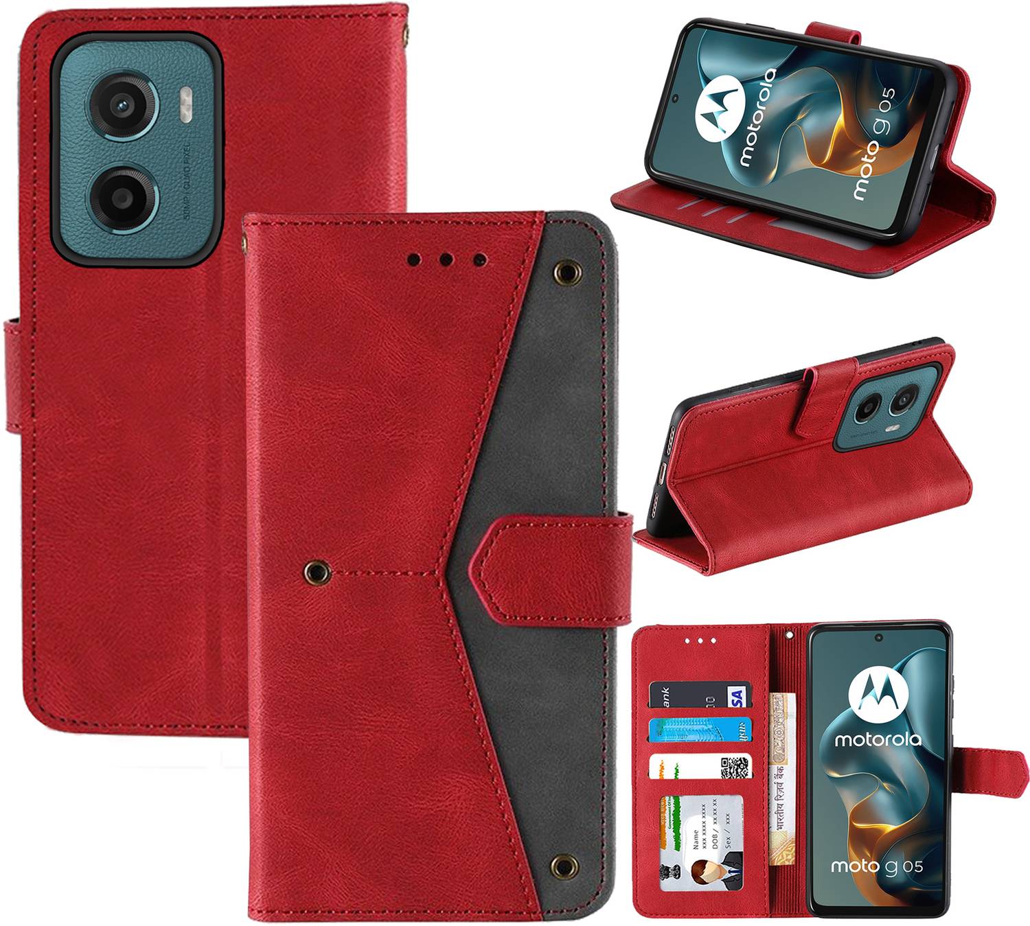 Autofocus Flip Cover for Motorola Moto G05