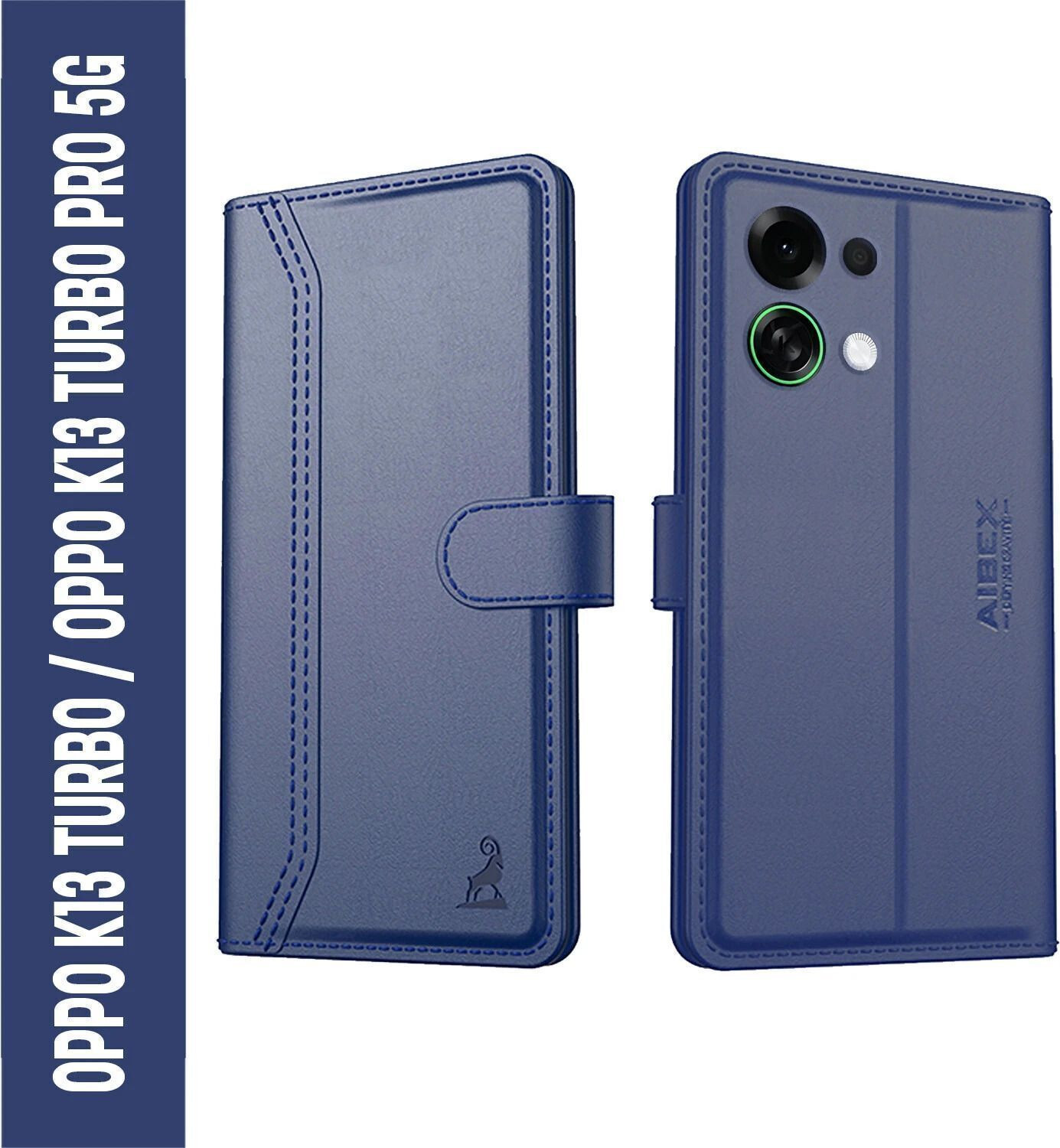 AIBEX Flip Cover for Oppo K13 Turbo 5G / Oppo K13 Turbo Pro 5G|Premium Leather Finish|Magnetic Closure