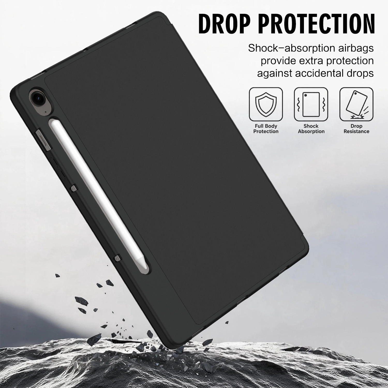 Image of KartV Flip Cover for Samsung Galaxy Tab S9 FE 10.9 Inch