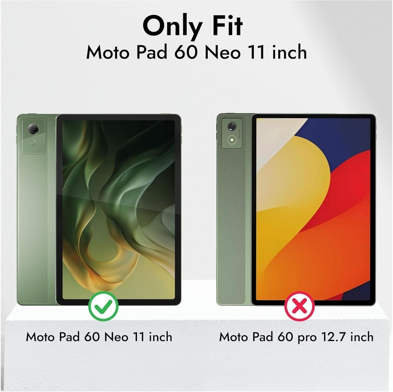 Image of Bigil Flip Cover for Motorola Moto Pad 60 Neo 11 inch Tablet Rotating Stand Case