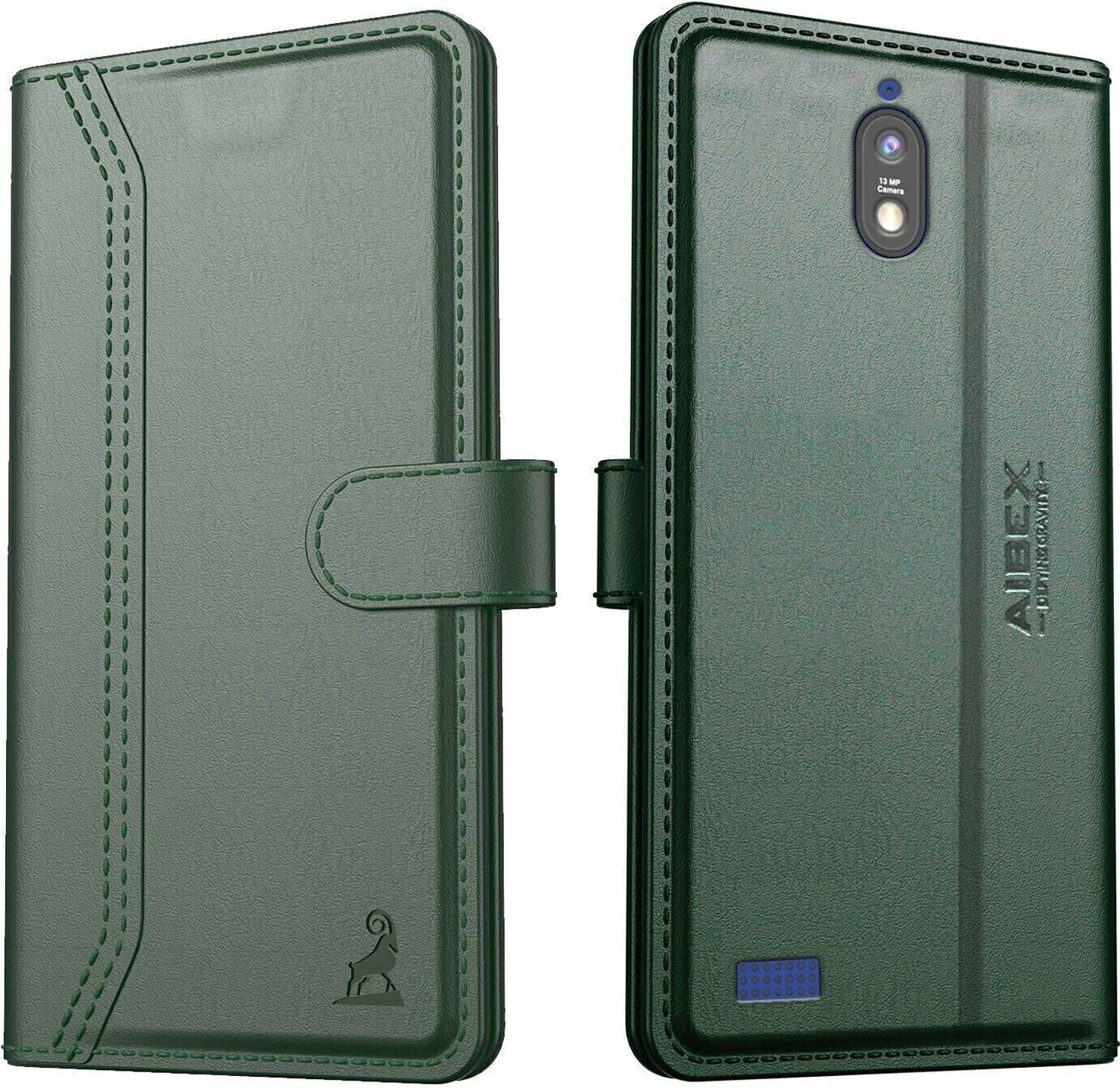 AIBEX Flip Cover for Jio Phone Next|Premium Leather Finish|Magnetic Closure|Kickstand Feature