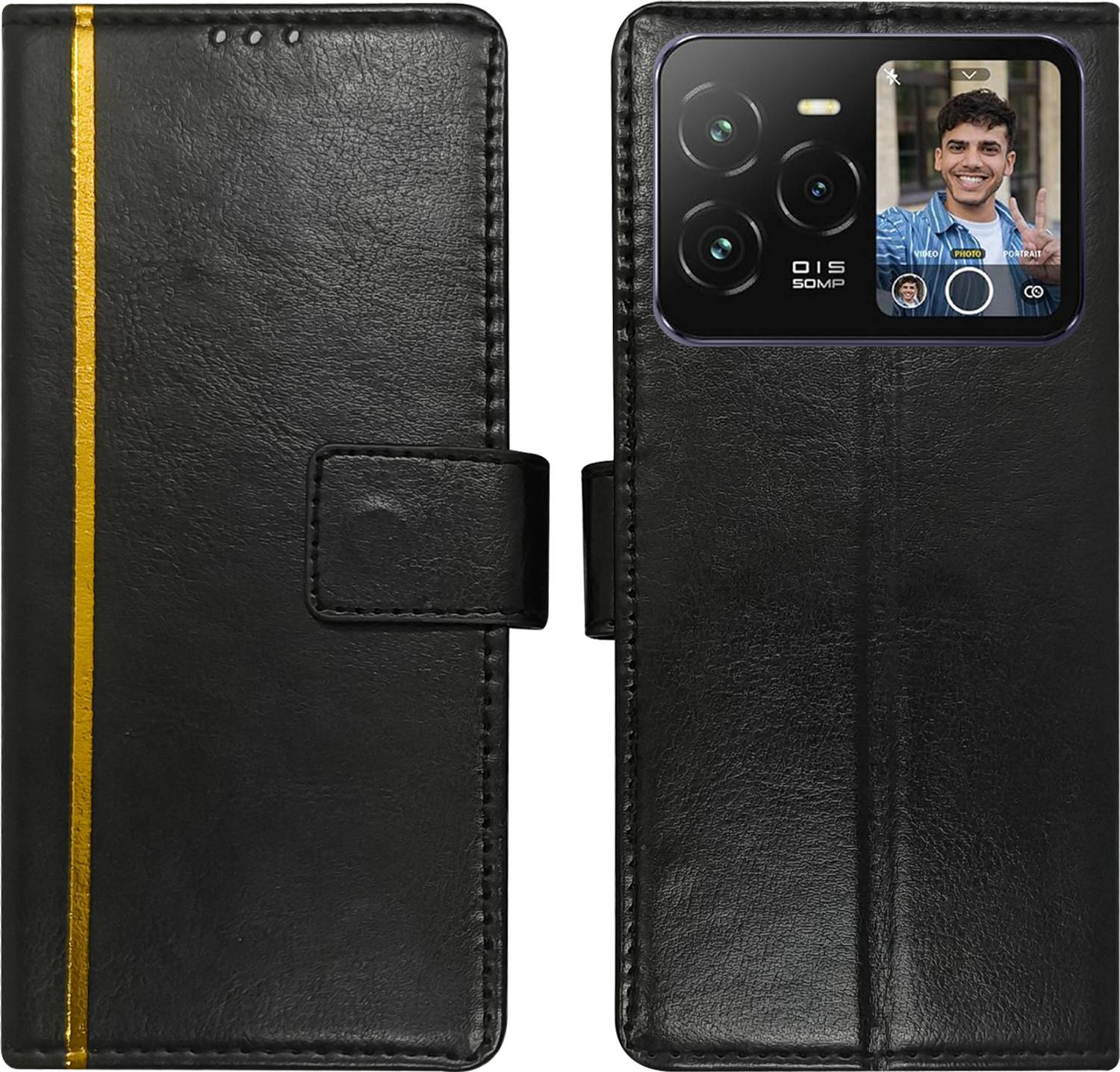 AD Enterprises Flip Cover for Lava Agni 3 5G