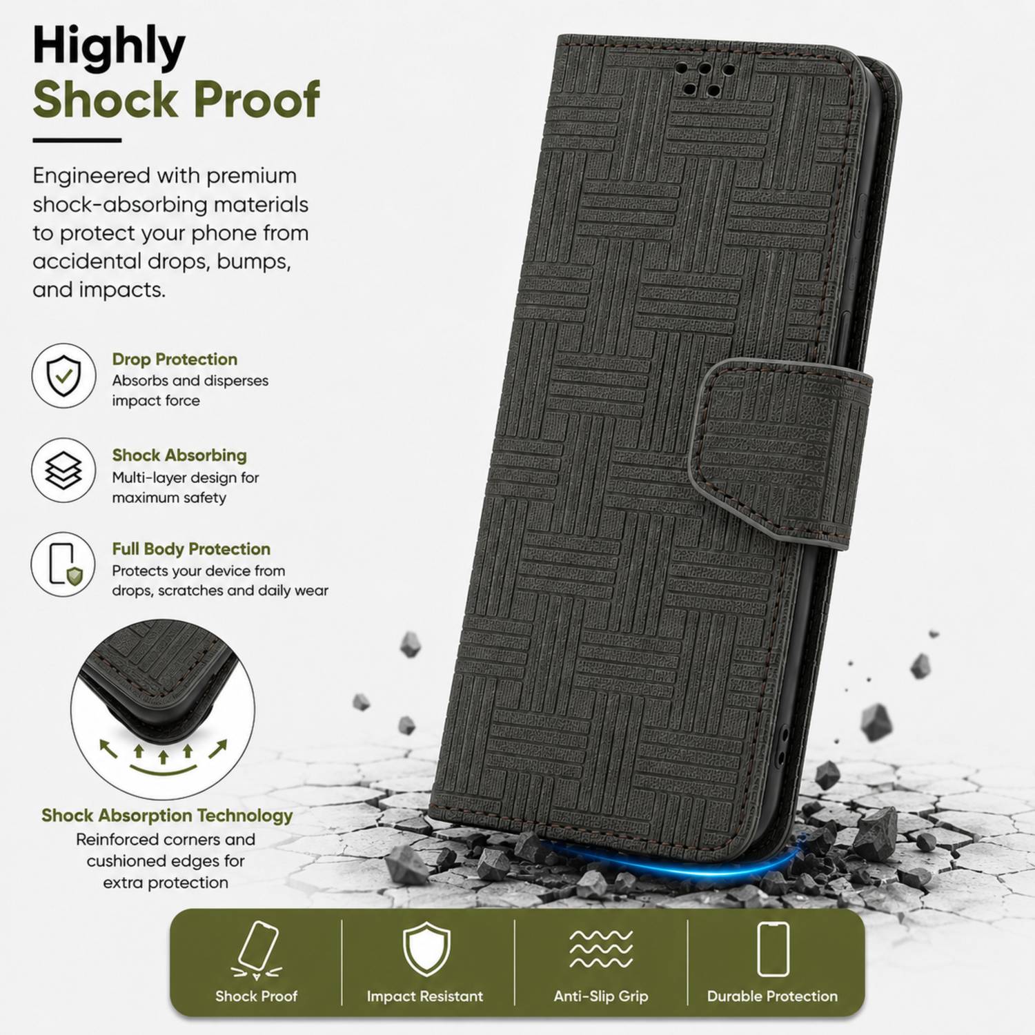 SBMS Flip Cover for Realme 8 5G/8s 5G/9 5G/Narzo 30 5G - Image 4