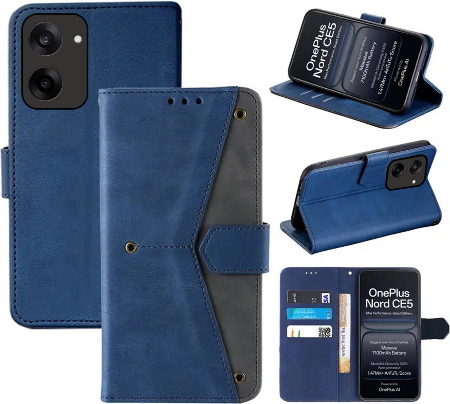 Aaghosh Flip Cover for OnePlus Nord CE5 5G