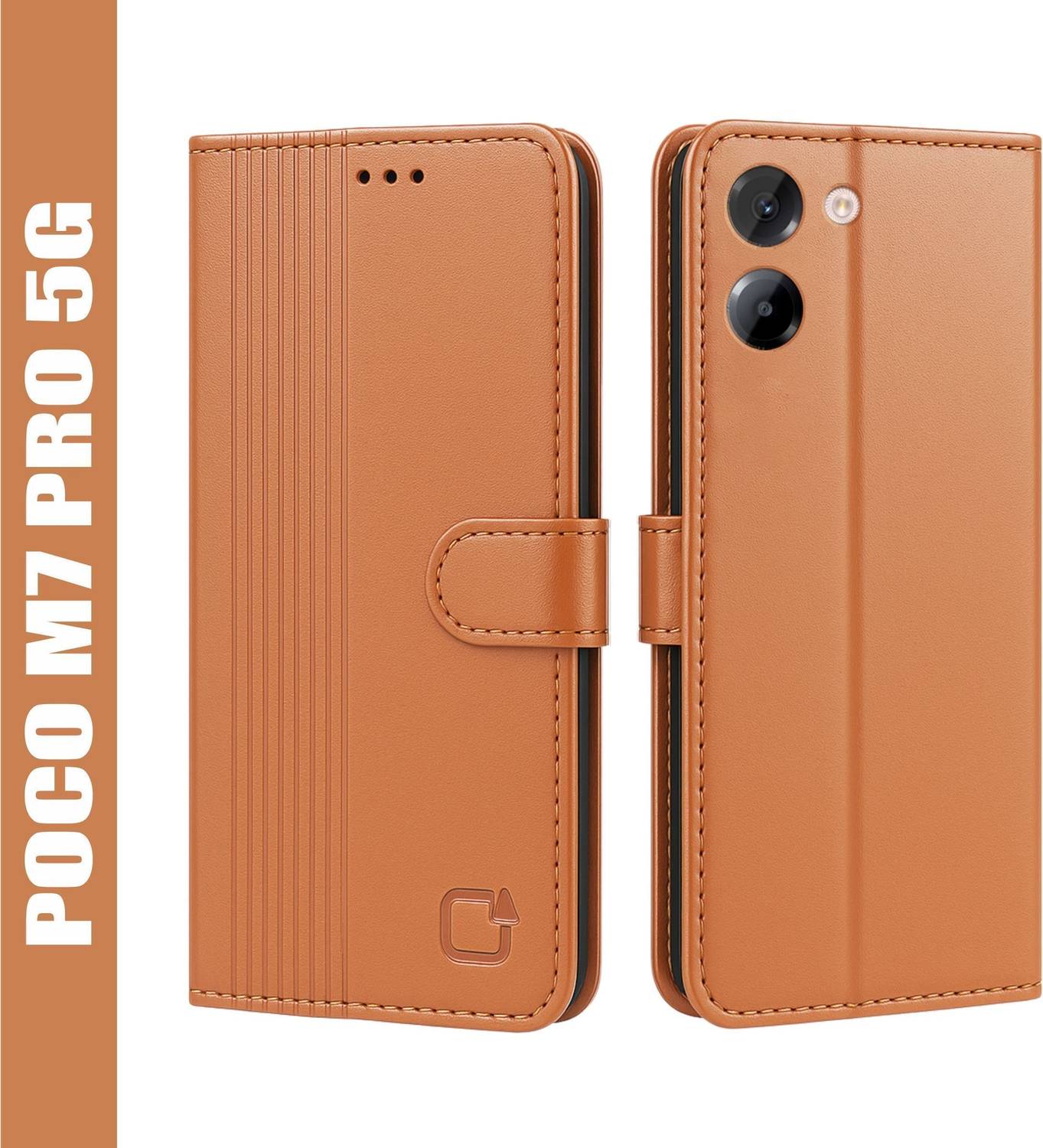 AIBEX Flip Cover for Poco M7 Pro 5G|Inbuilt Wallet & Card Slots|Premium Leather Magnetic Case