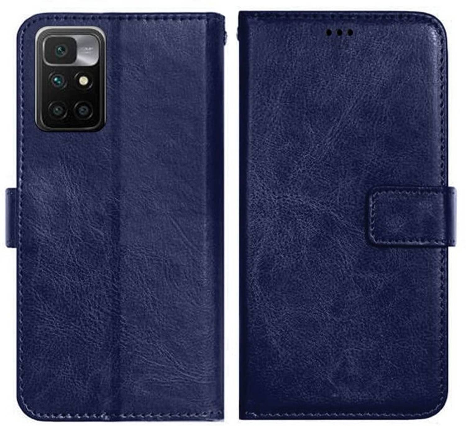 AmericHome Flip Cover for Poco M4 Pro 5G Premium Leather Finish, with Card Pockets, Wallet Stand