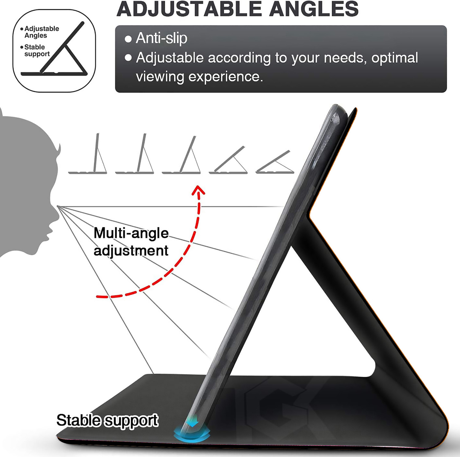 Image of TGK Flip Cover for Samsung Galaxy Tab A9 Plus 5G 11 inch