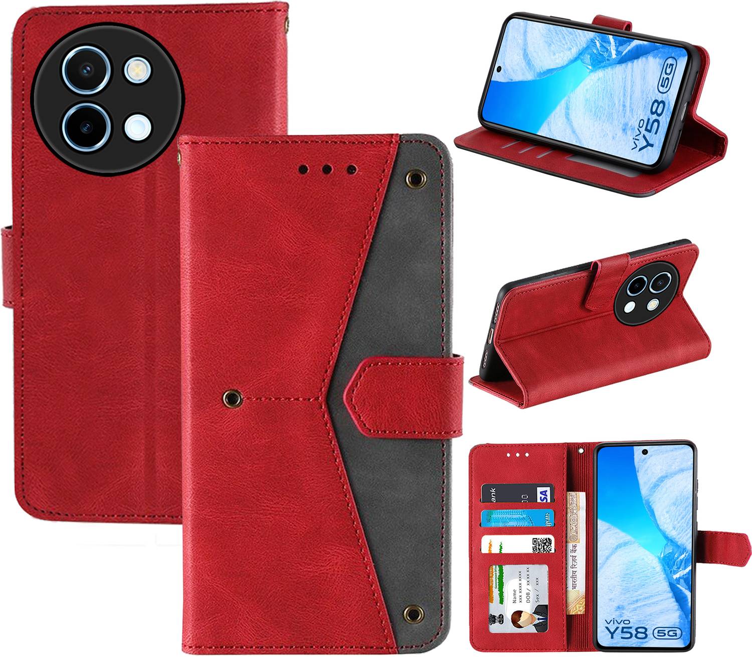 Autofocus Flip Cover for Vivo Y58 5G
