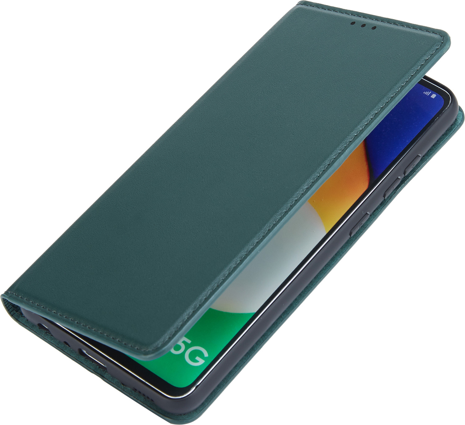 Image of Fashion Flip Cover for Samsung Galaxy F54 5G (Green, Pack of: 1)