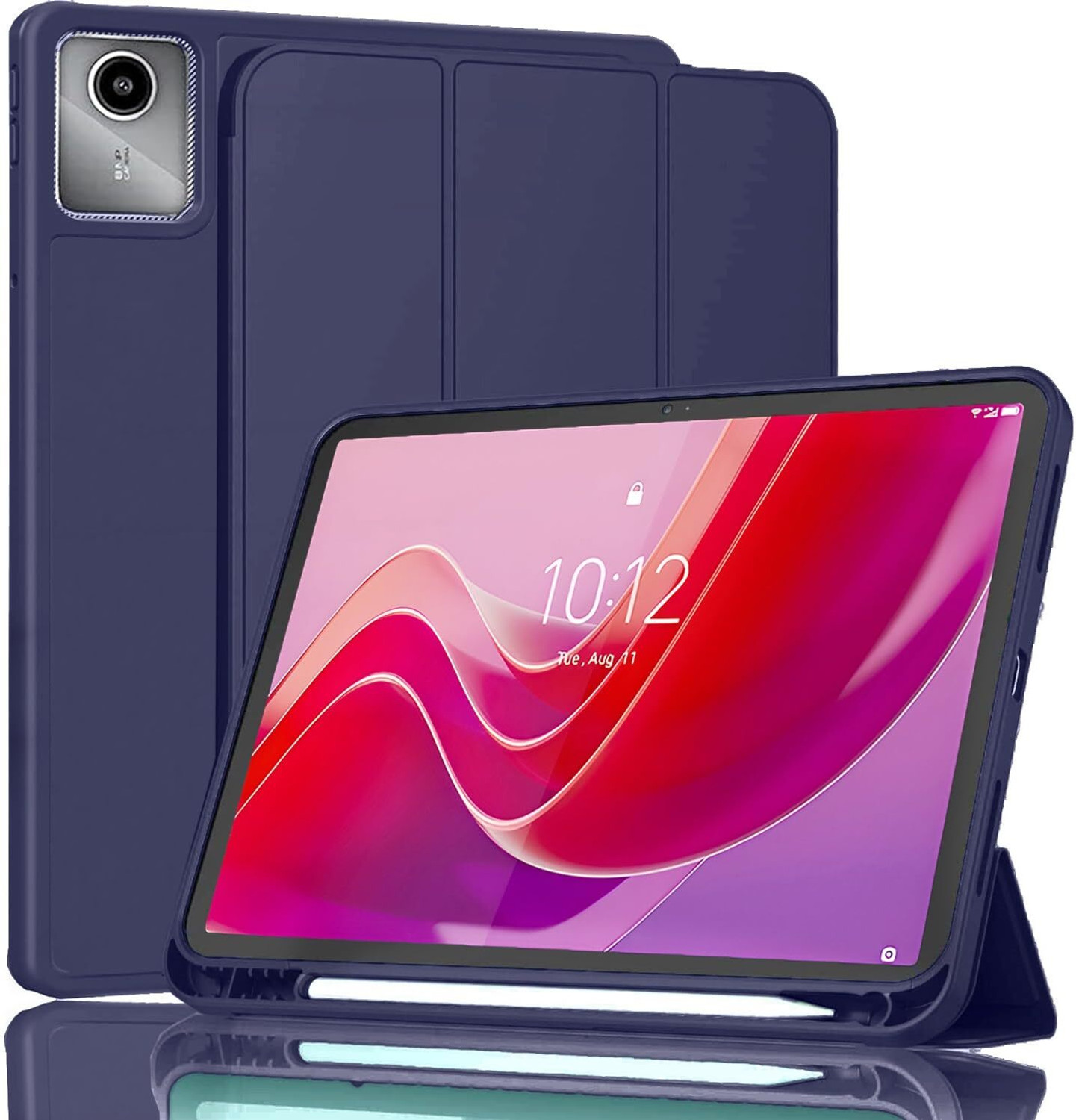 Image of AGEIS Flip Cover for Lenovo idea Tab 11 inch 2025 (Blue, Shock Proof, Rubber, Pack of: 1)
